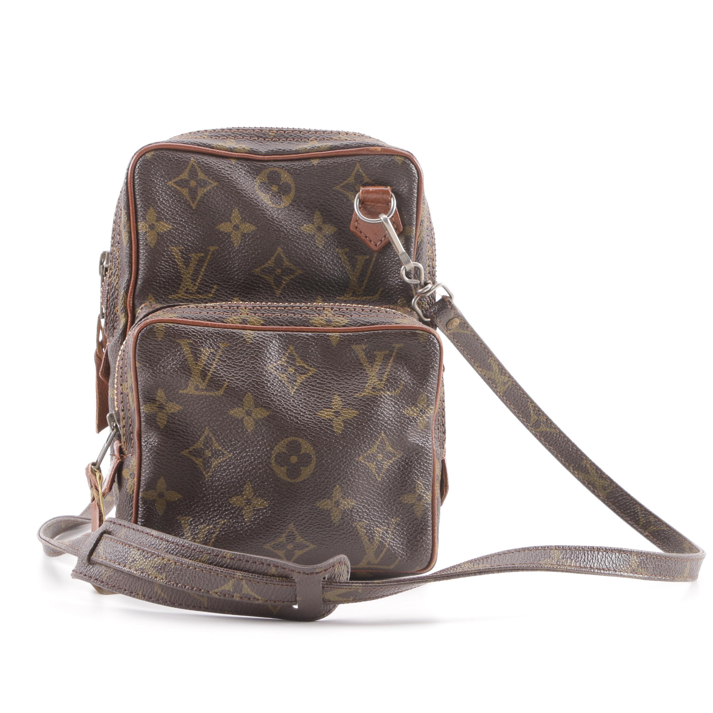 Vintage Louis Vuitton French Company Monogram Canvas Camera Bag