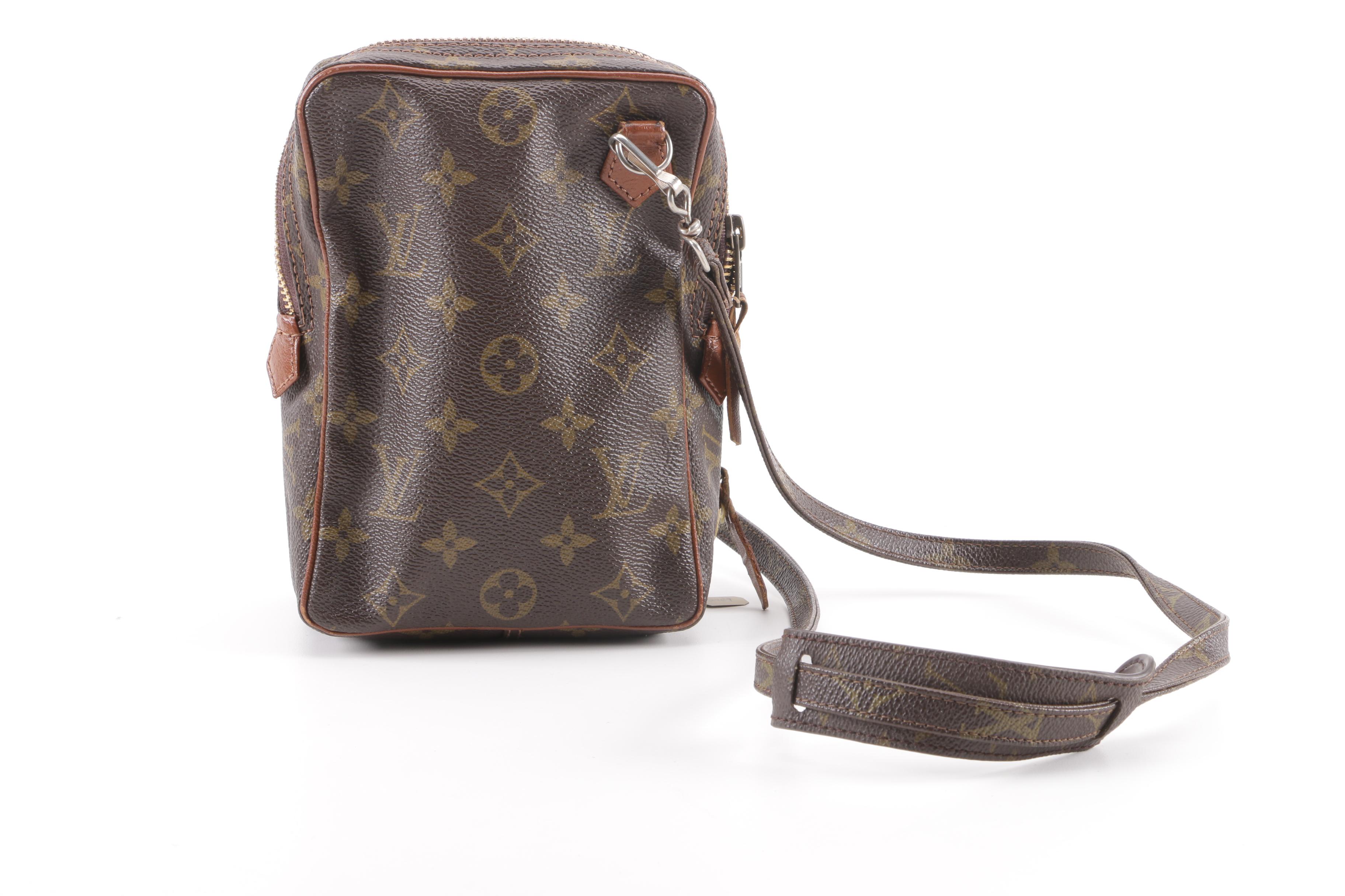 Vintage Louis Vuitton French Company Monogram Canvas Camera Bag