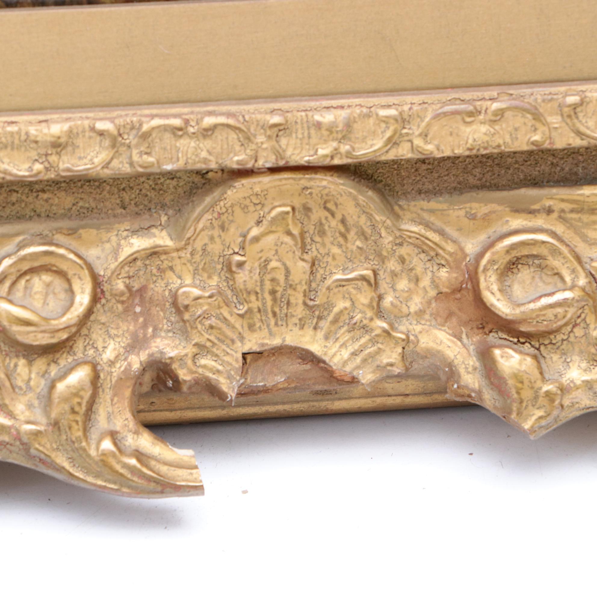 James William Whittaker 1876 Oil Painting "River Scene in North Wales"