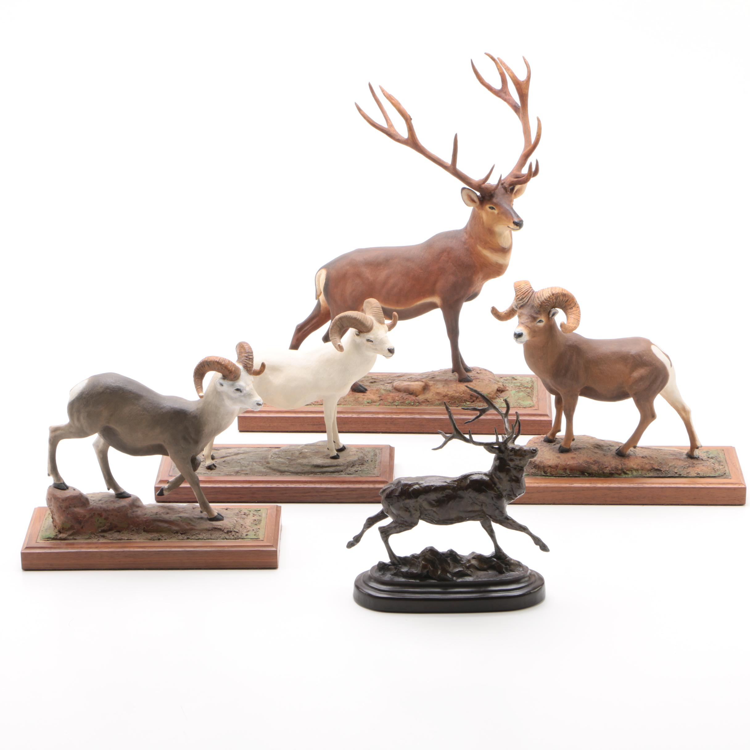 Animal Figurines and Statuettes Including Louis Paul Jonas