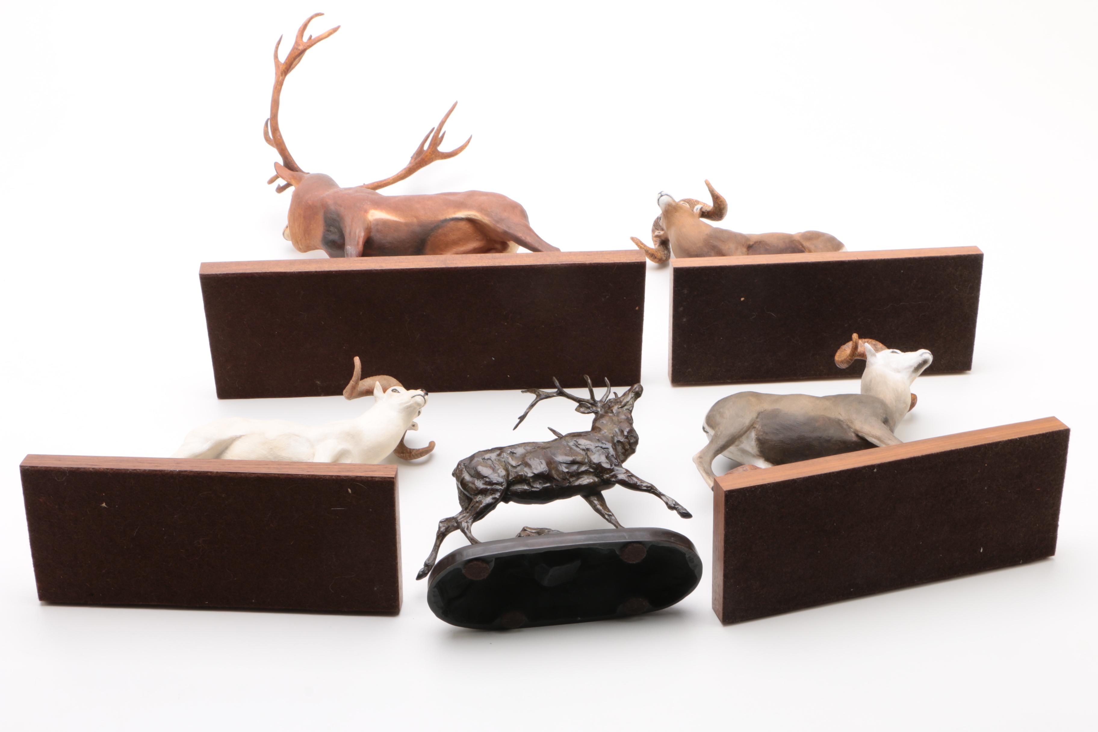 Animal Figurines and Statuettes Including Louis Paul Jonas