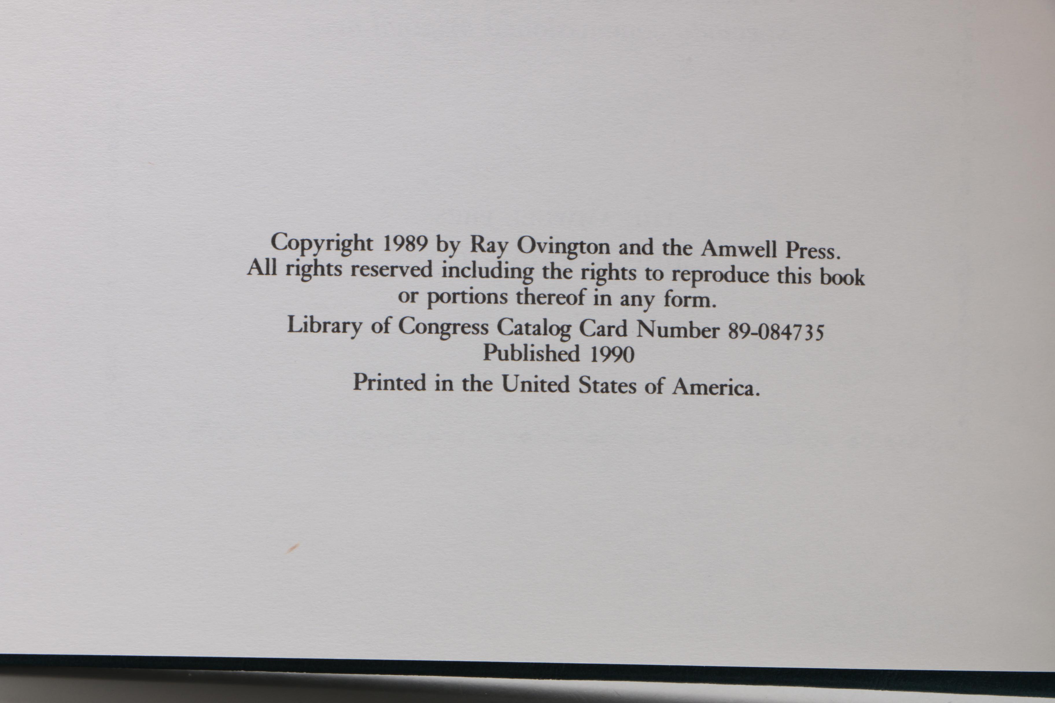 Amwell Press & National Sporting Fraternity Signed Limited Edition Hunting Books