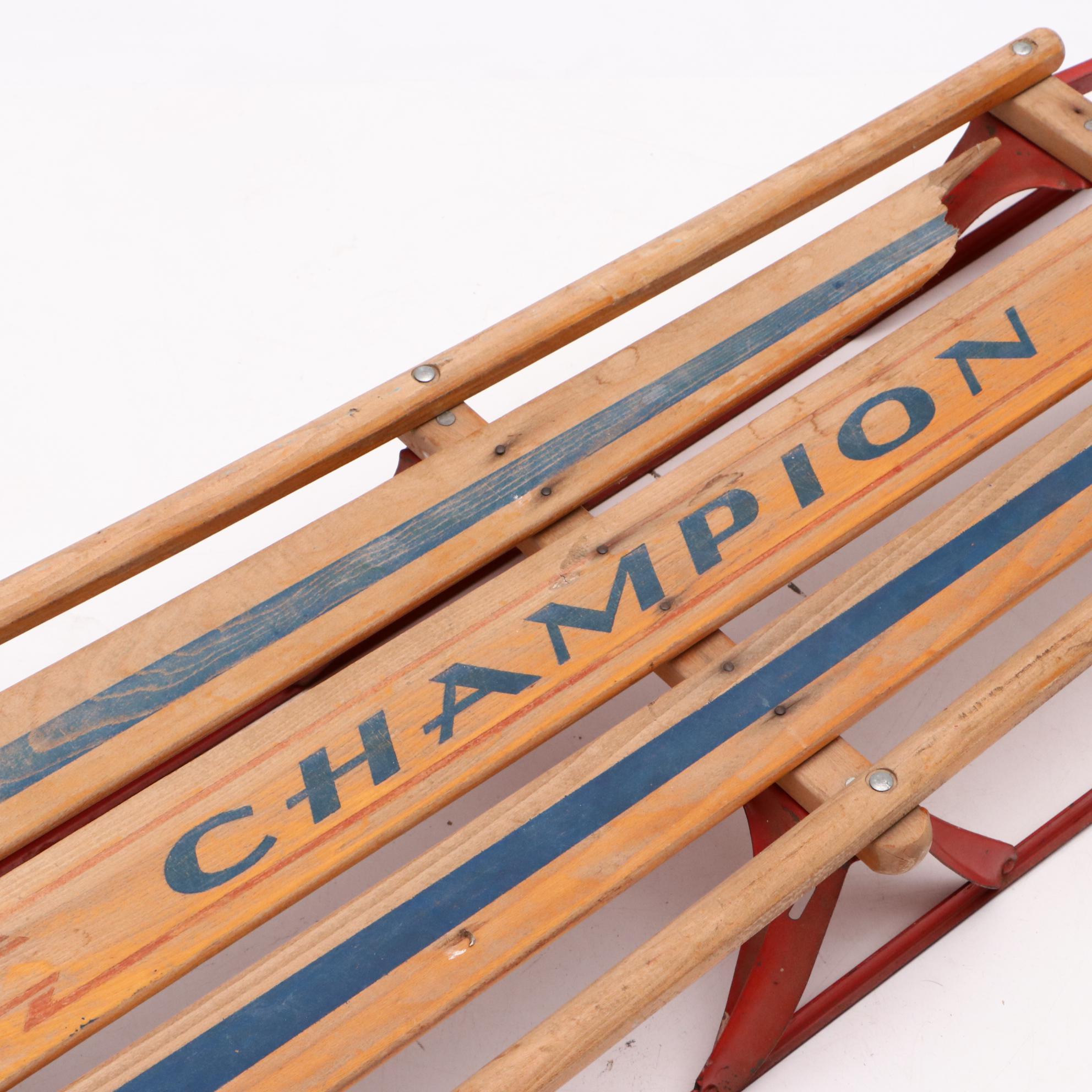 Circa 1950s-1960s, Champion Snow Sled
