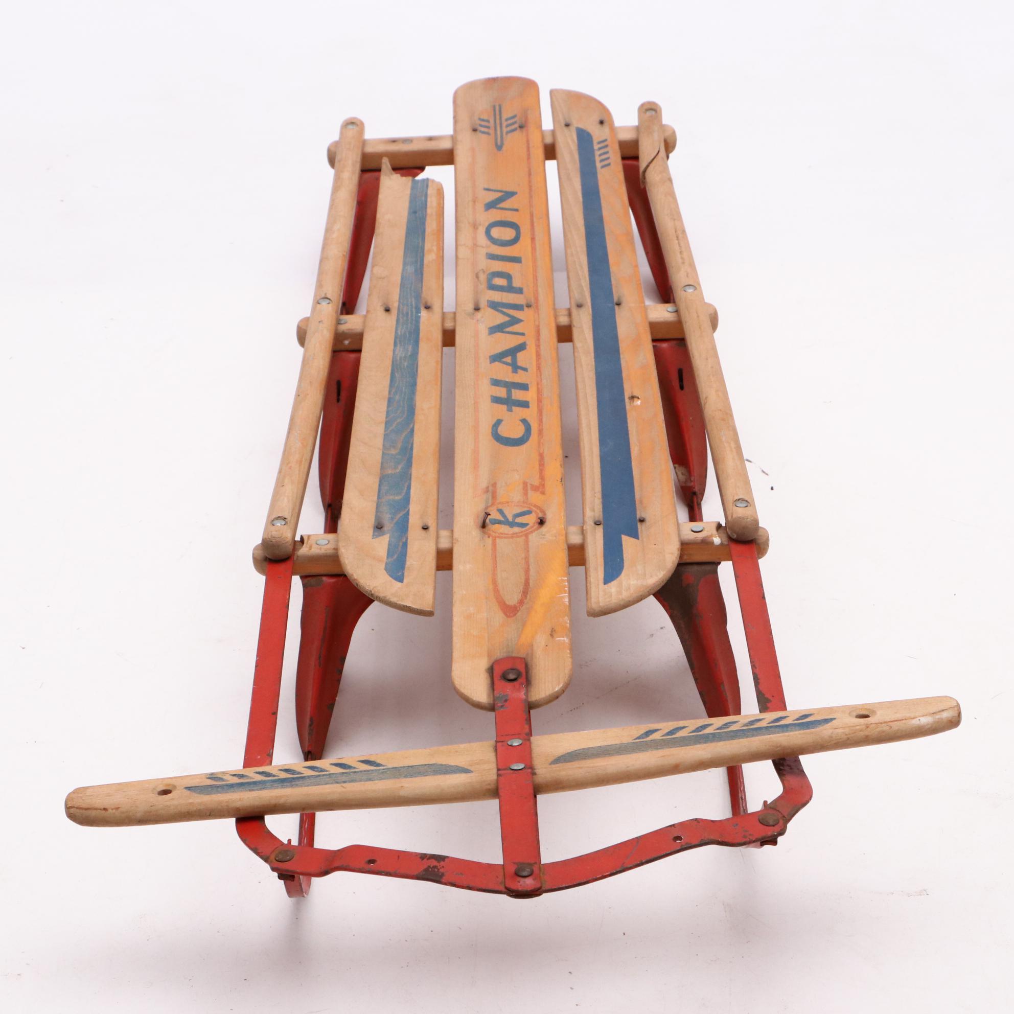 Circa 1950s-1960s, Champion Snow Sled