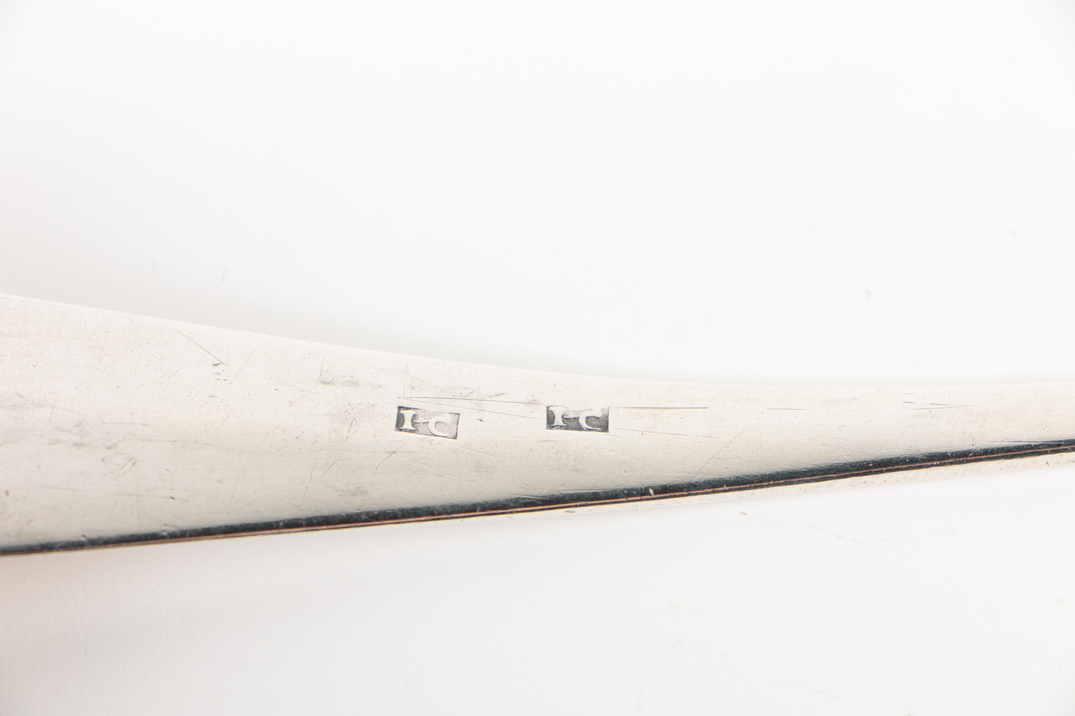 John Boburn American Coin Silver Tablespoon, Late 18th/ Early 19th Century