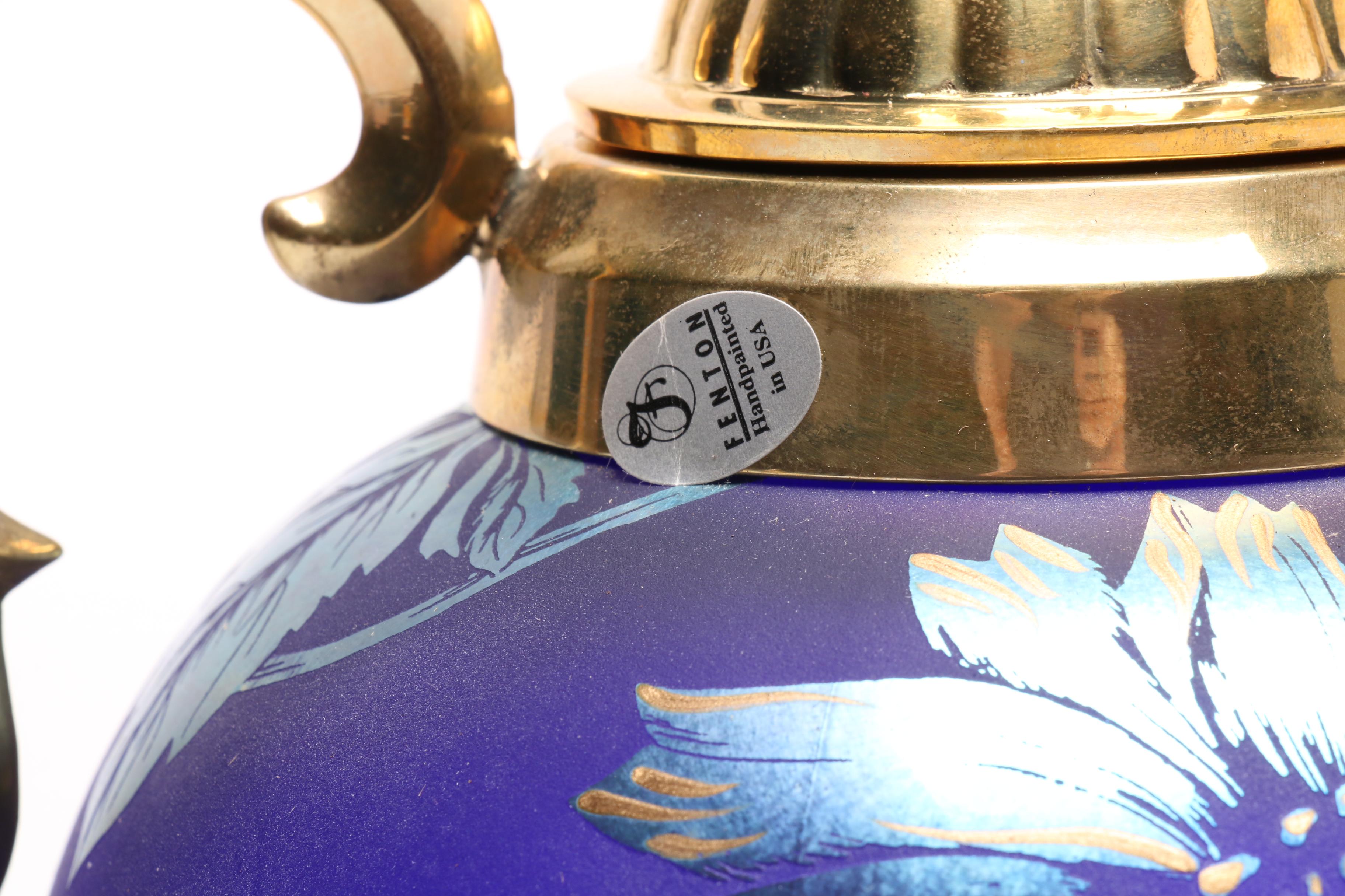 Limited Edition Fenton Favrene Daisy Vase Designed by Martha Reynolds