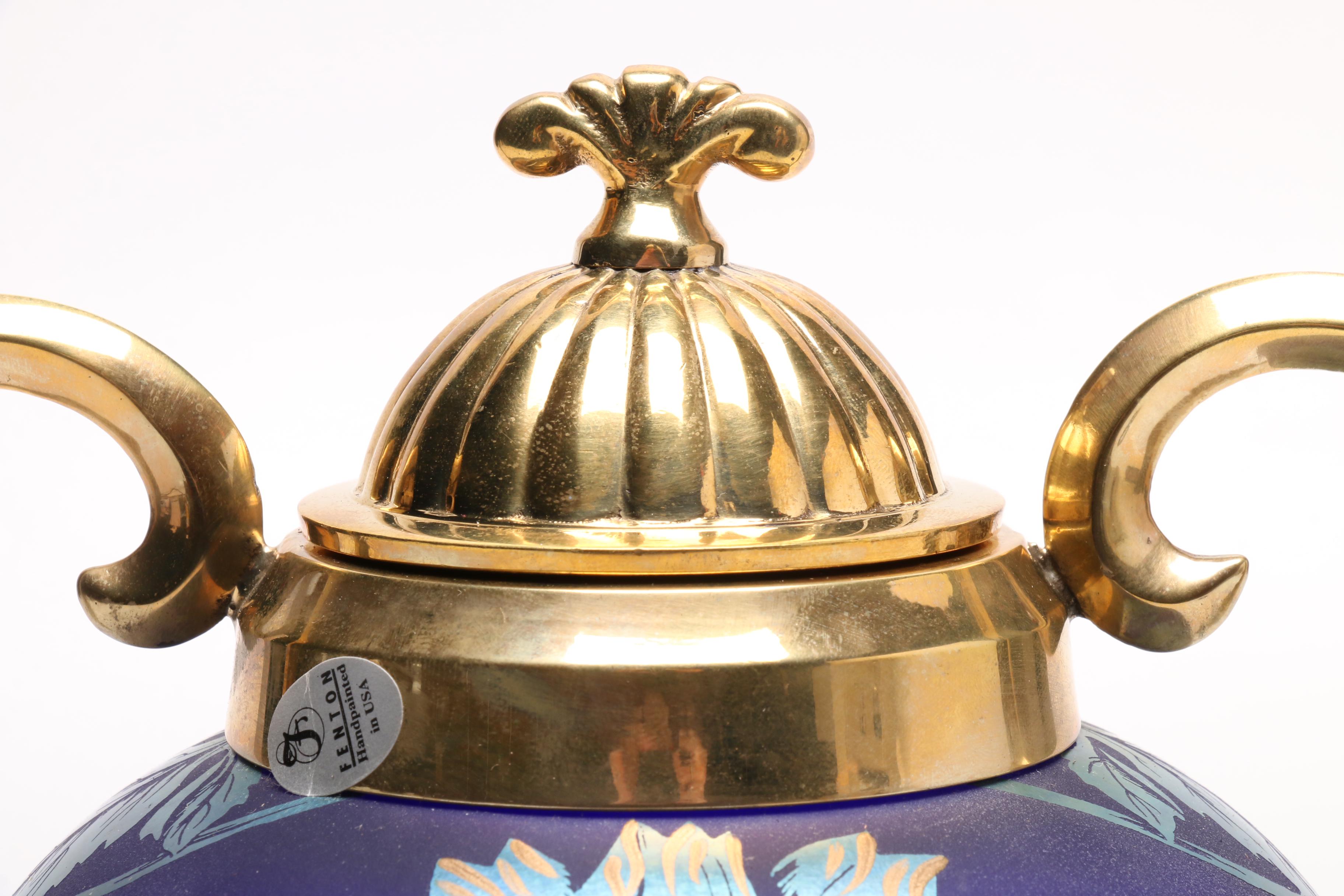 Limited Edition Fenton Favrene Daisy Vase Designed by Martha Reynolds