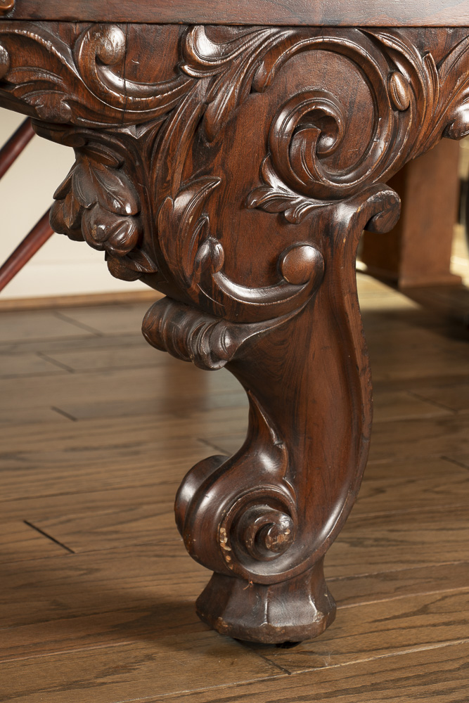 Wm. Knabe & Co. Grand Piano with Molded and Carved Detailing, Circa 1880