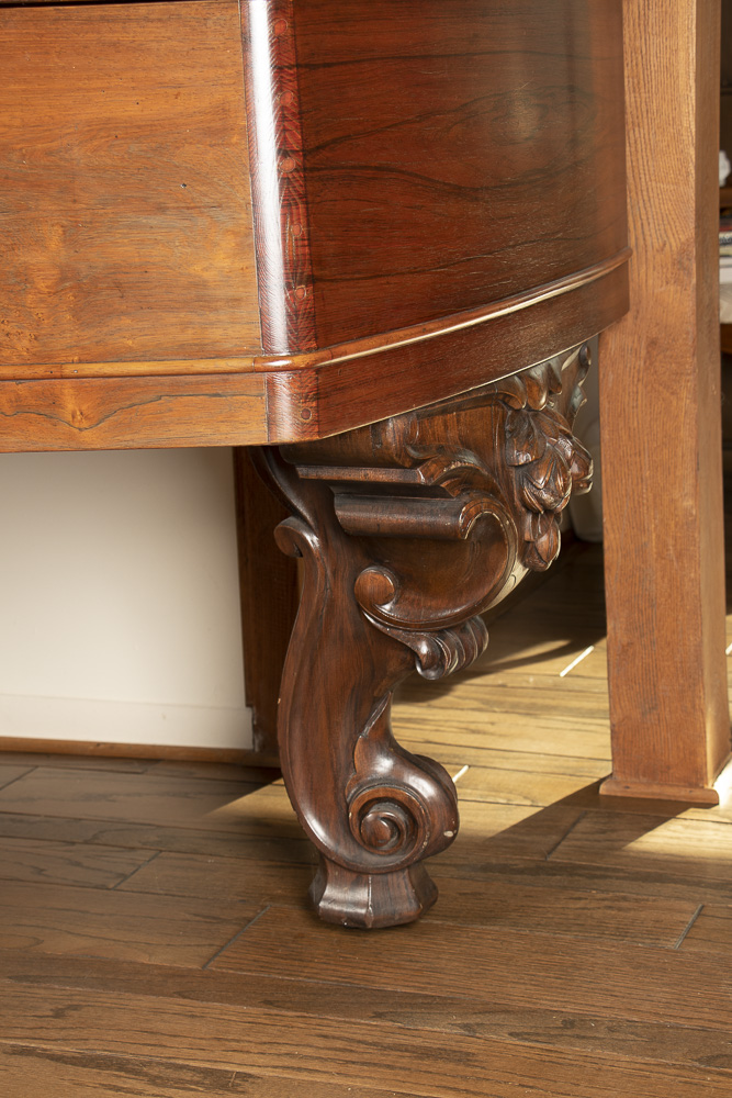 Wm. Knabe & Co. Grand Piano with Molded and Carved Detailing, Circa 1880