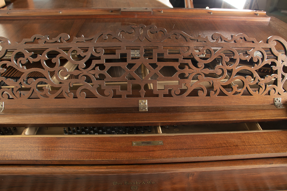 Wm. Knabe & Co. Grand Piano with Molded and Carved Detailing, Circa 1880