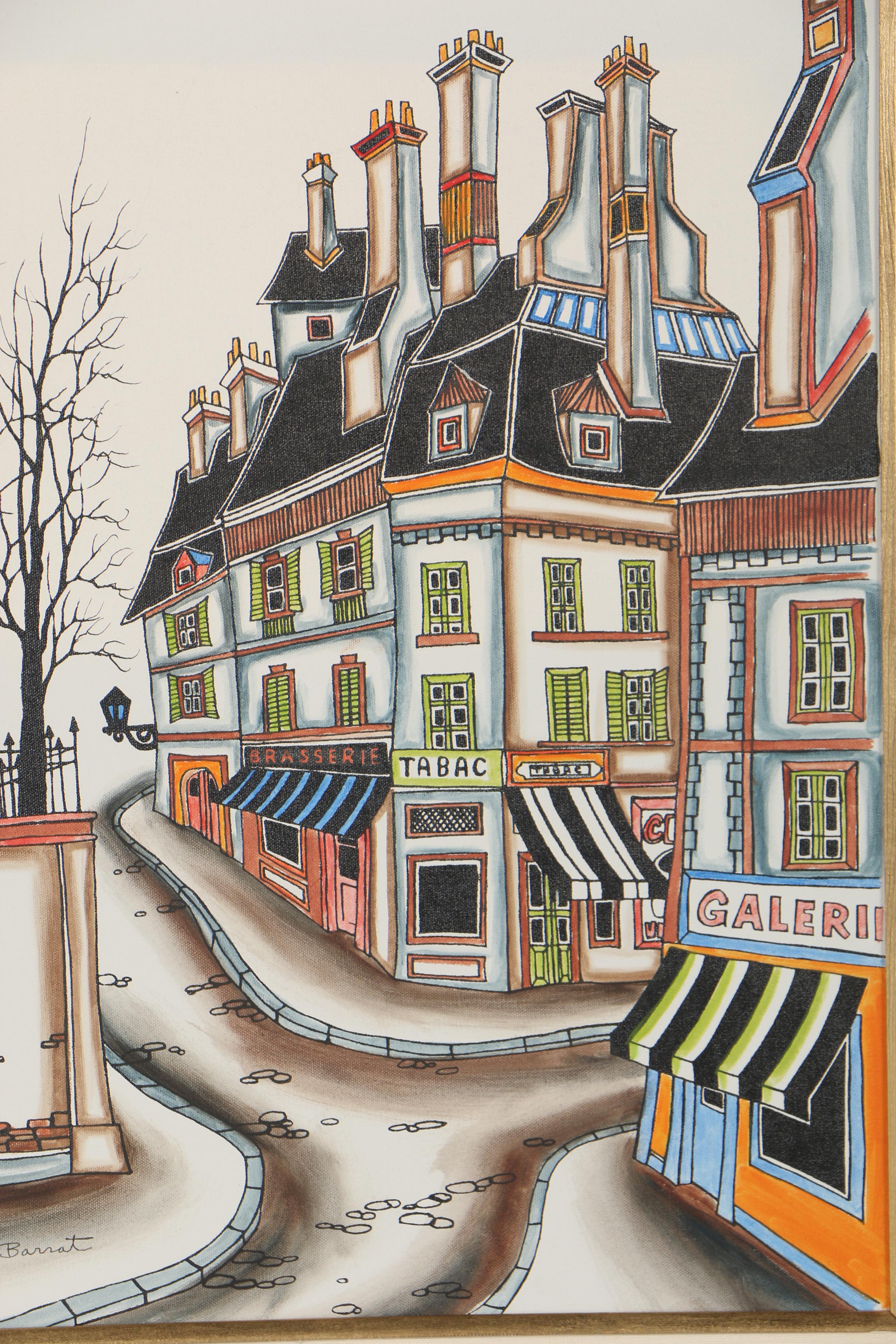 Marcel Barrat Oil Painting