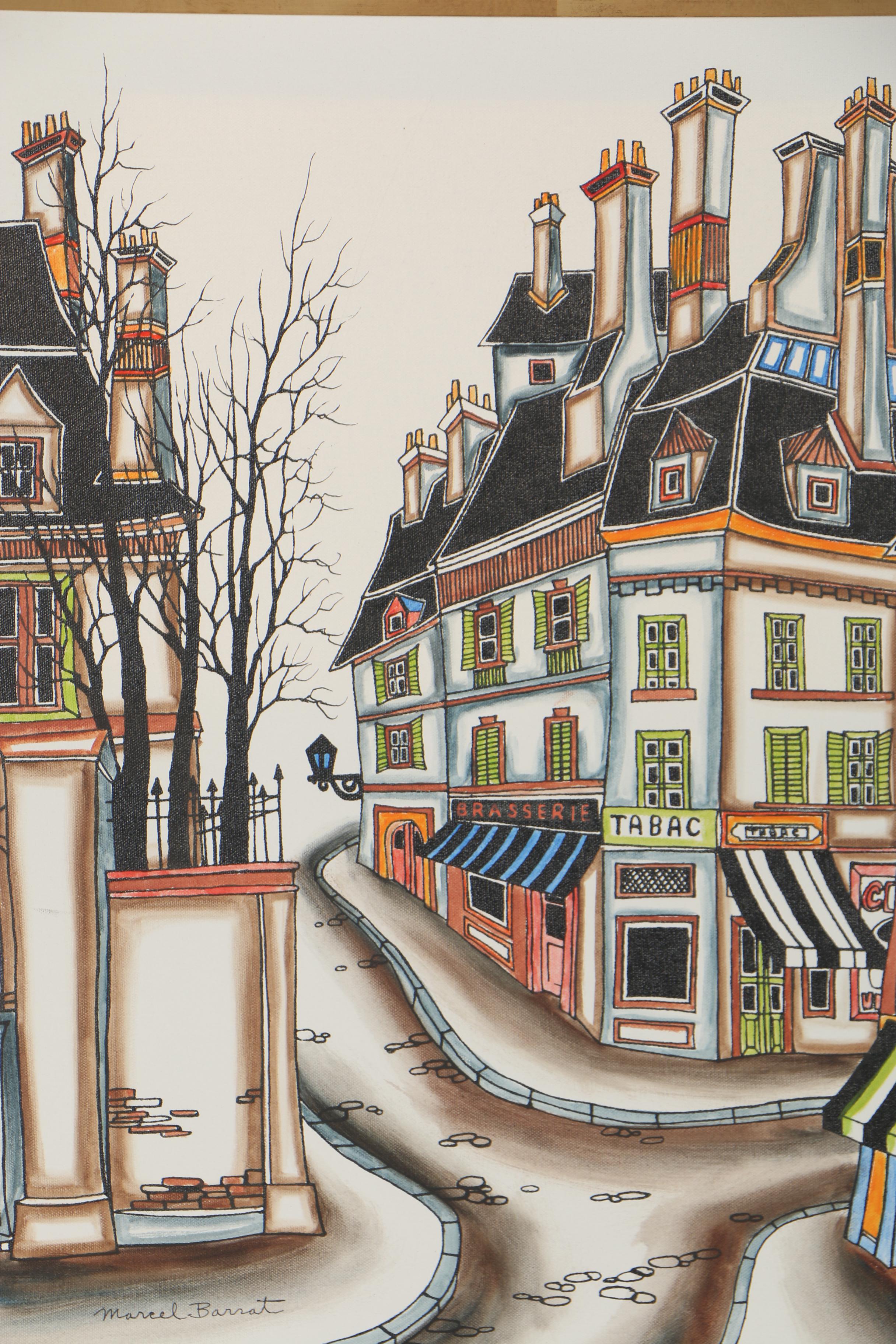 Marcel Barrat Oil Painting