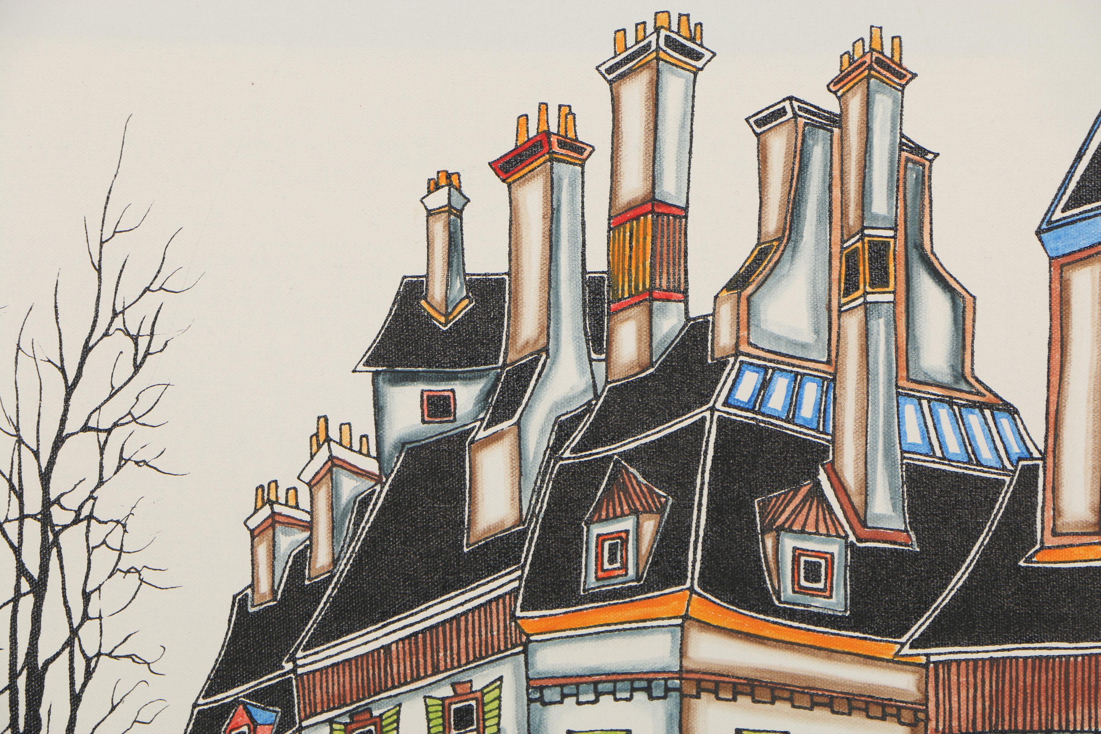 Marcel Barrat Oil Painting