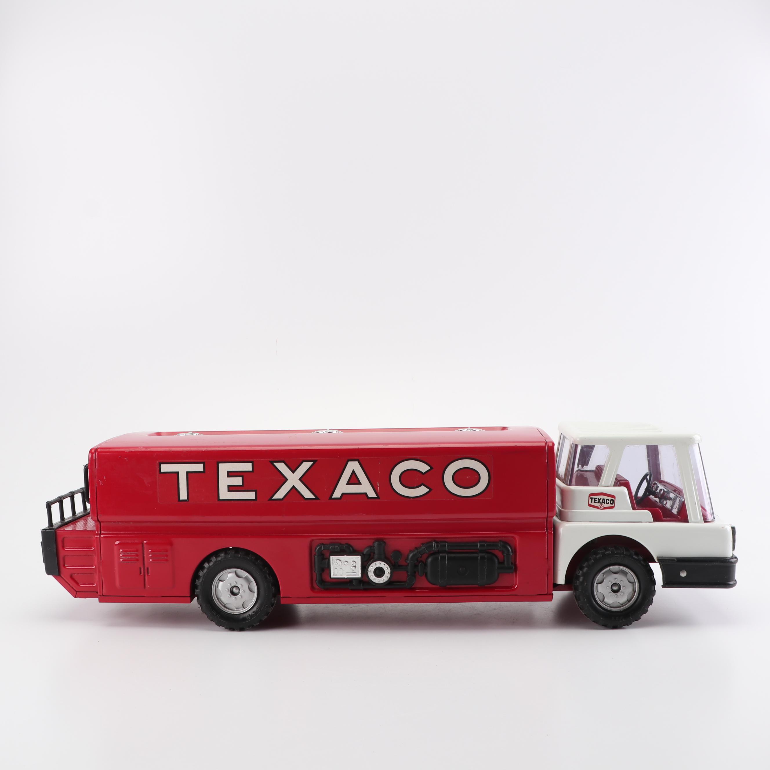 Brown & Bigelow Pressed Steel Texaco Jet Fuel Tanker Truck, 1960s
