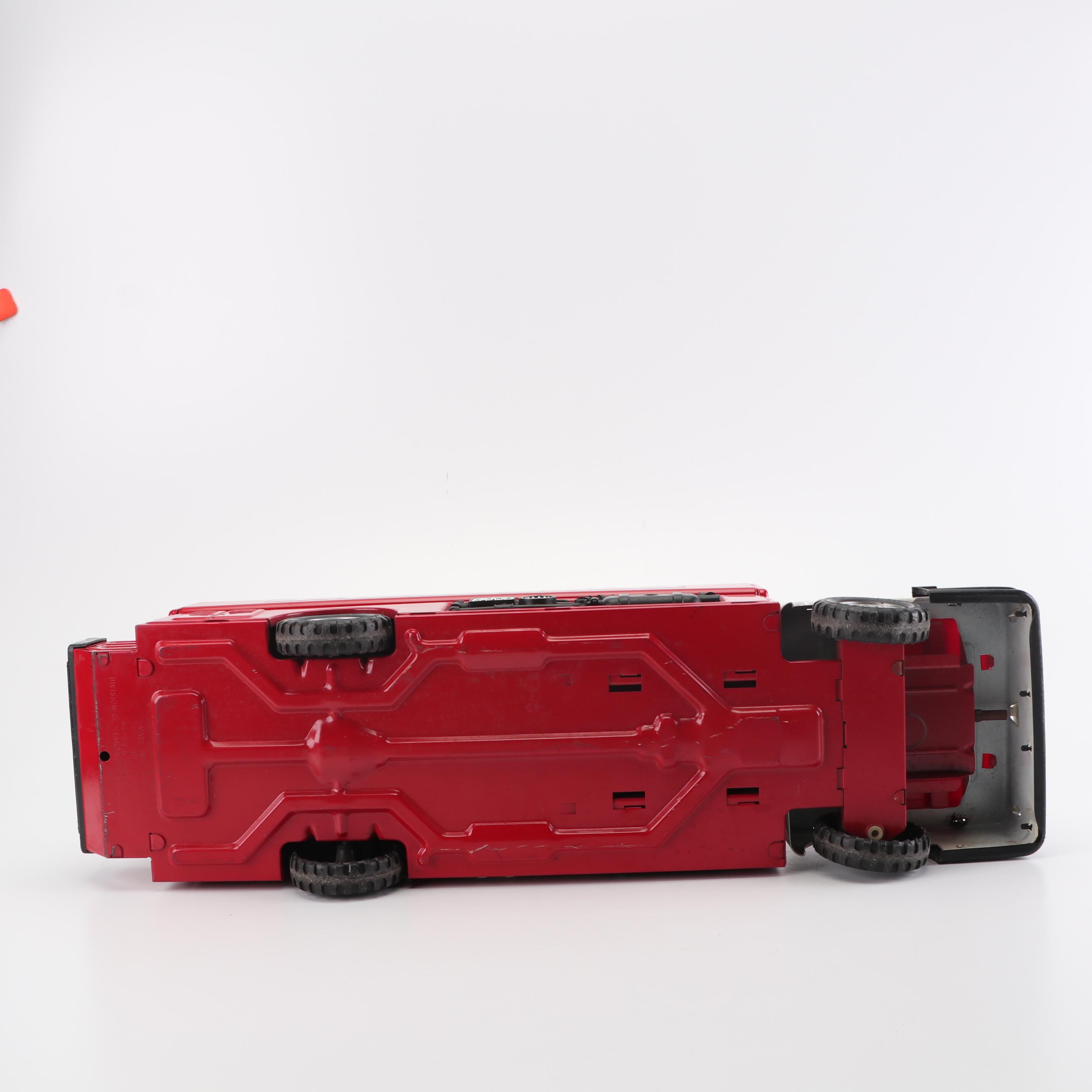 Brown & Bigelow Pressed Steel Texaco Jet Fuel Tanker Truck, 1960s