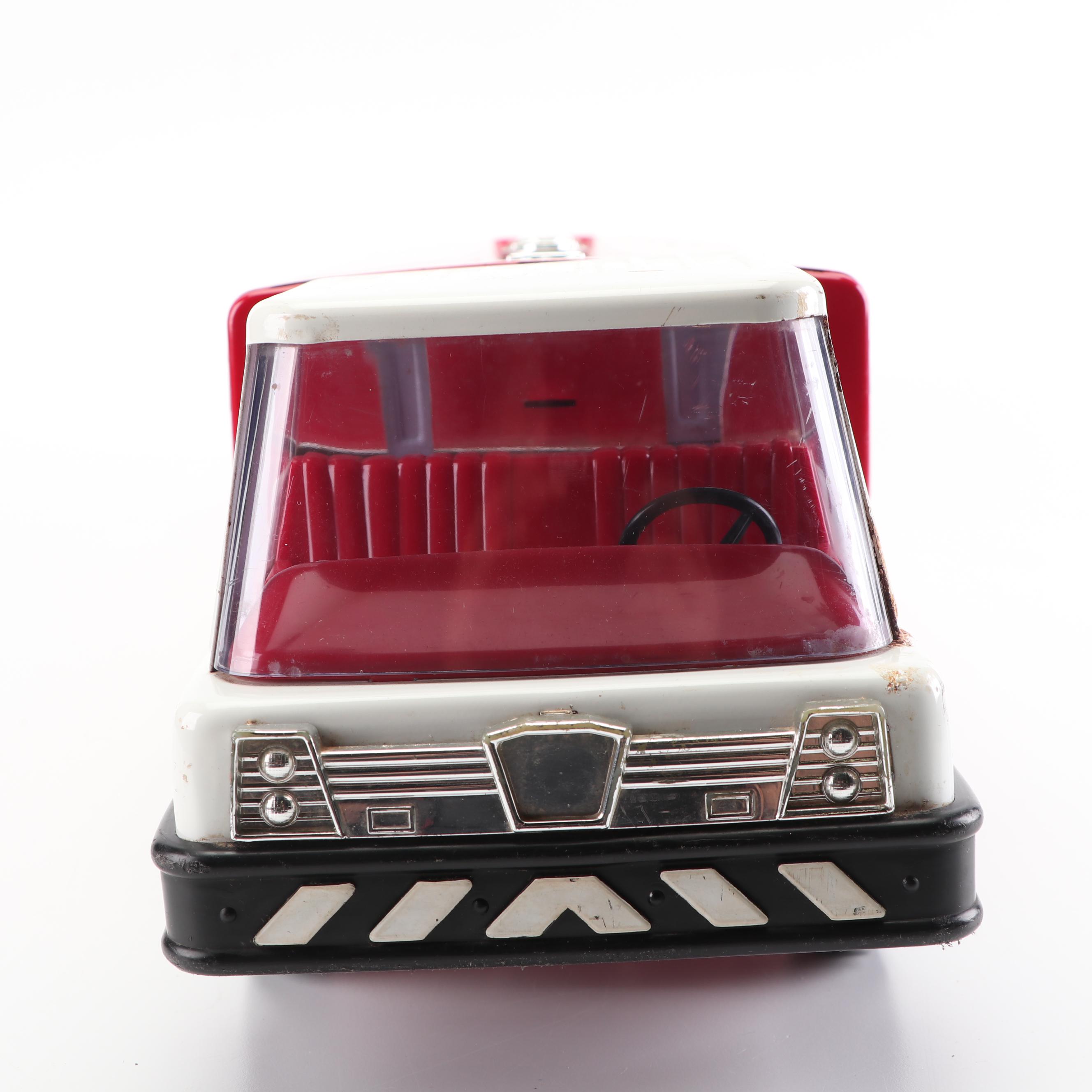 Brown & Bigelow Pressed Steel Texaco Jet Fuel Tanker Truck, 1960s