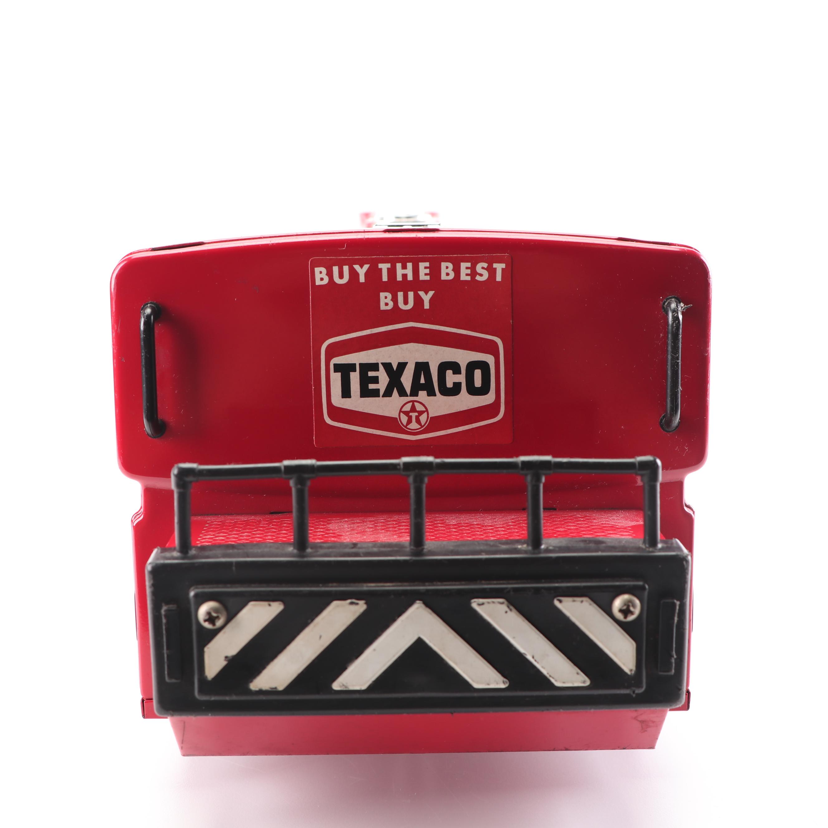 Brown & Bigelow Pressed Steel Texaco Jet Fuel Tanker Truck, 1960s