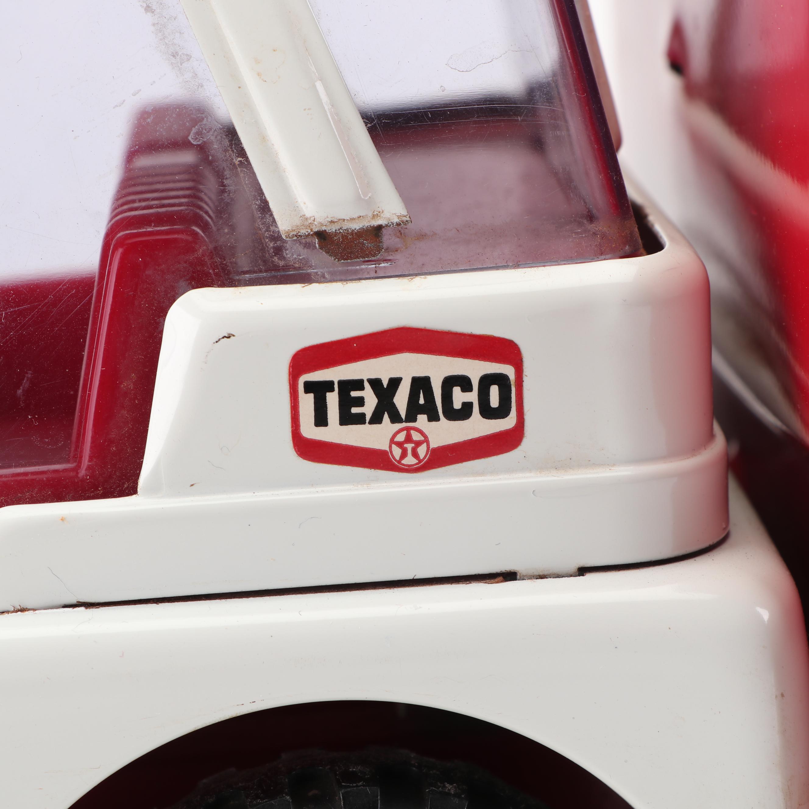 Brown & Bigelow Pressed Steel Texaco Jet Fuel Tanker Truck, 1960s