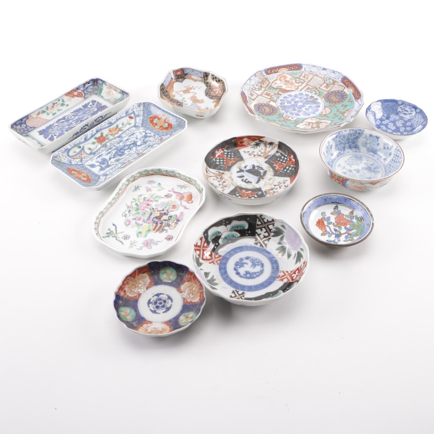 Chinese and Japanese Porcelain Dishes and Plate