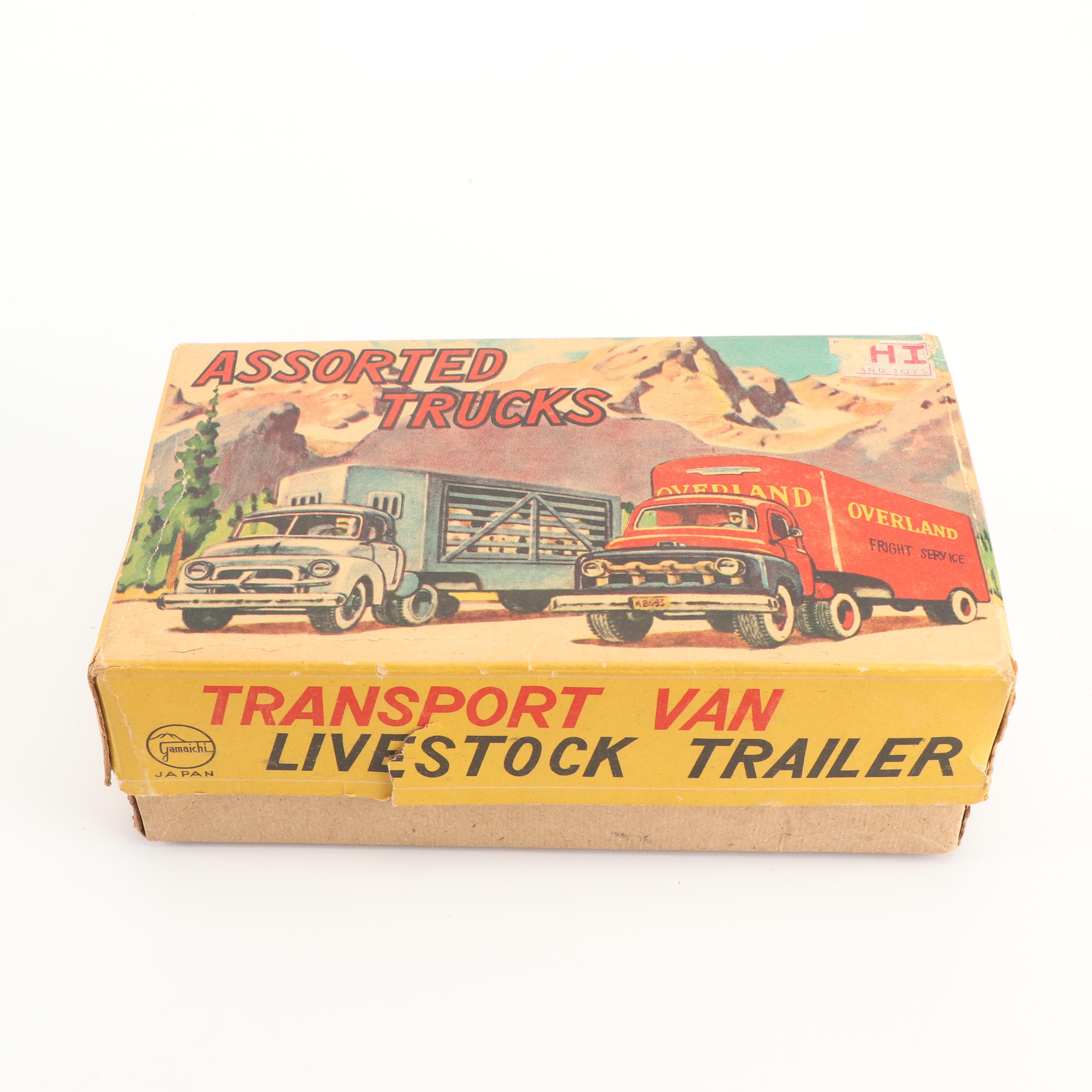Die-Cast Tractor Trailers Including Gamaichi
