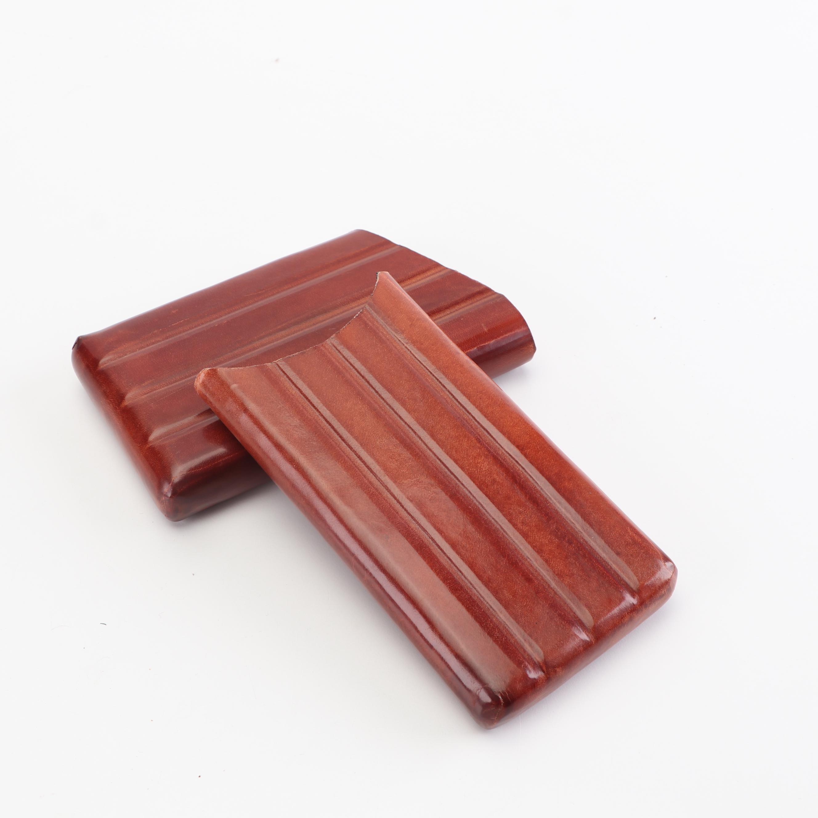 Leather Cigar Case with Bey-Berk Marble Ashtray