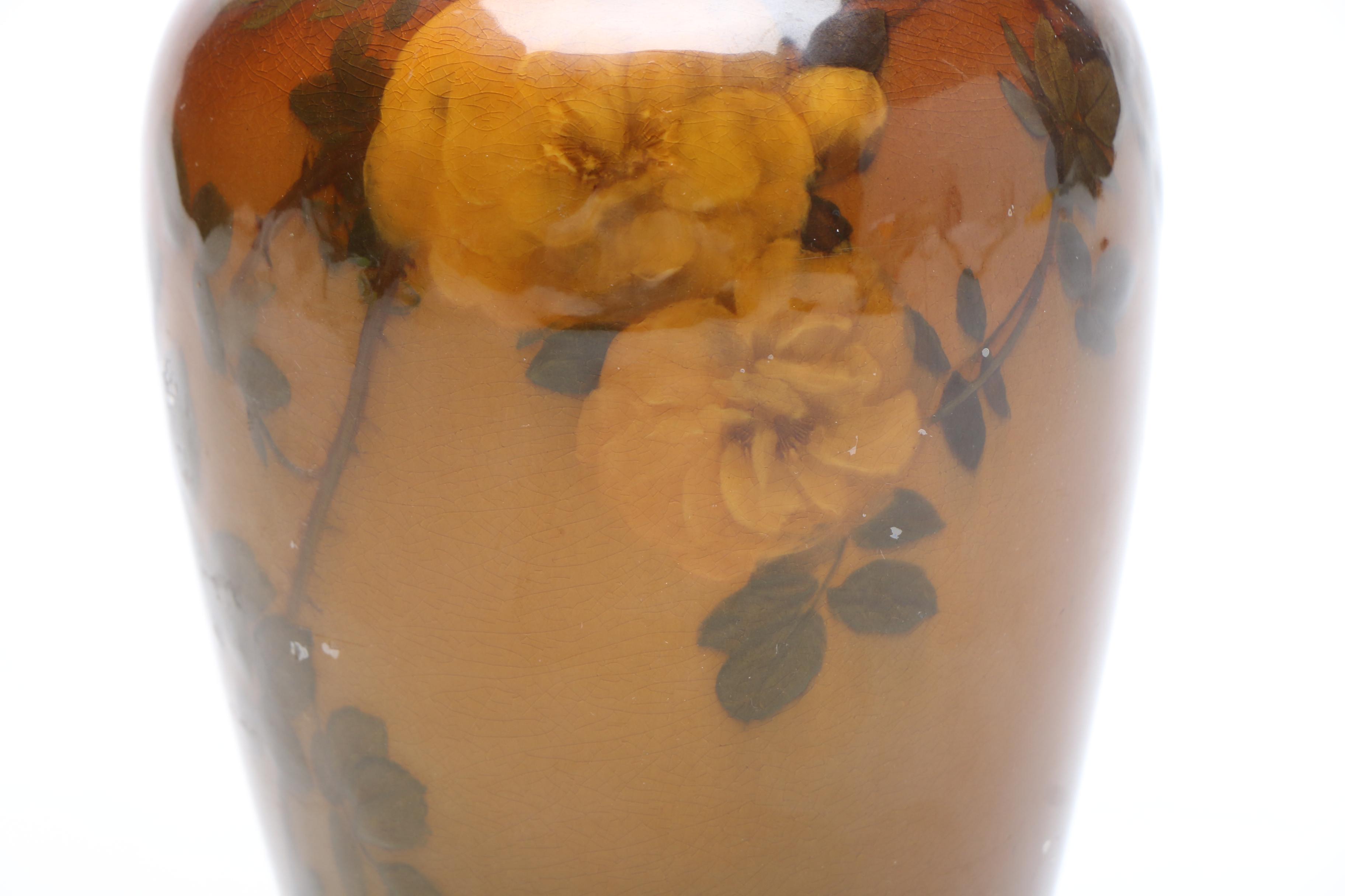 Harriet E. Wilcox Rookwood Pottery Vase