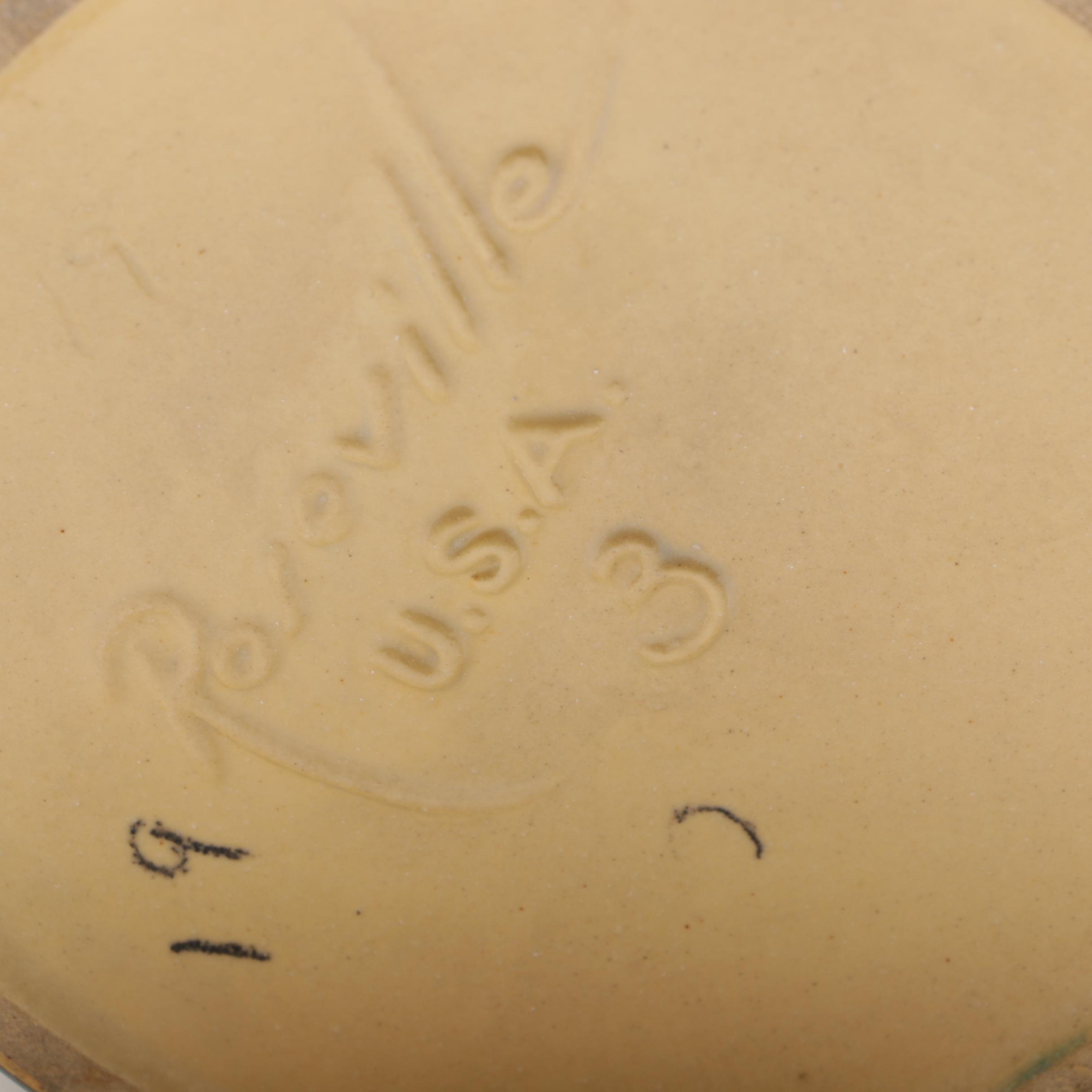 Roseville Pottery "Bushberry" Cornucopia Flower Frog