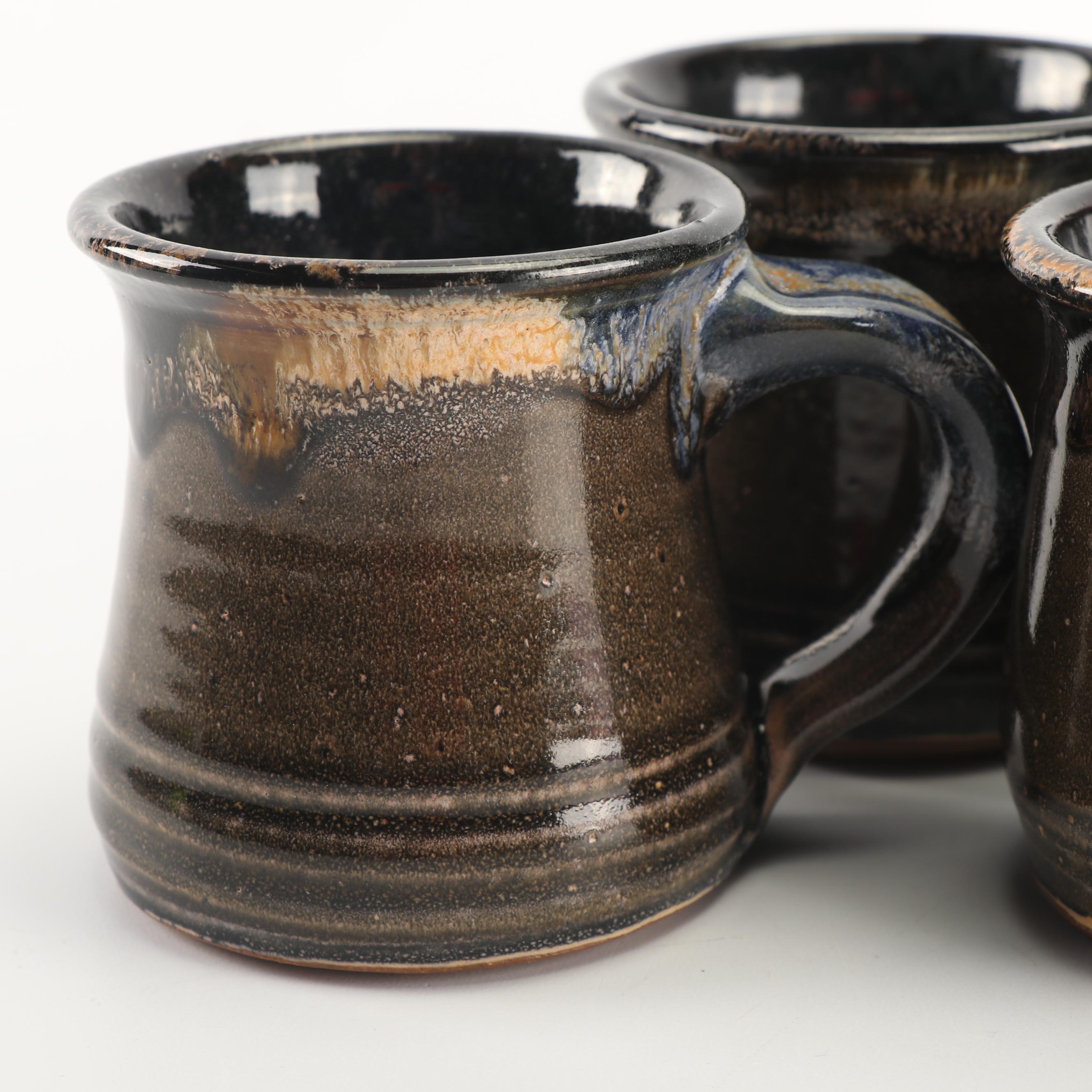 Mary Weber Wheel Thrown Stoneware Mugs