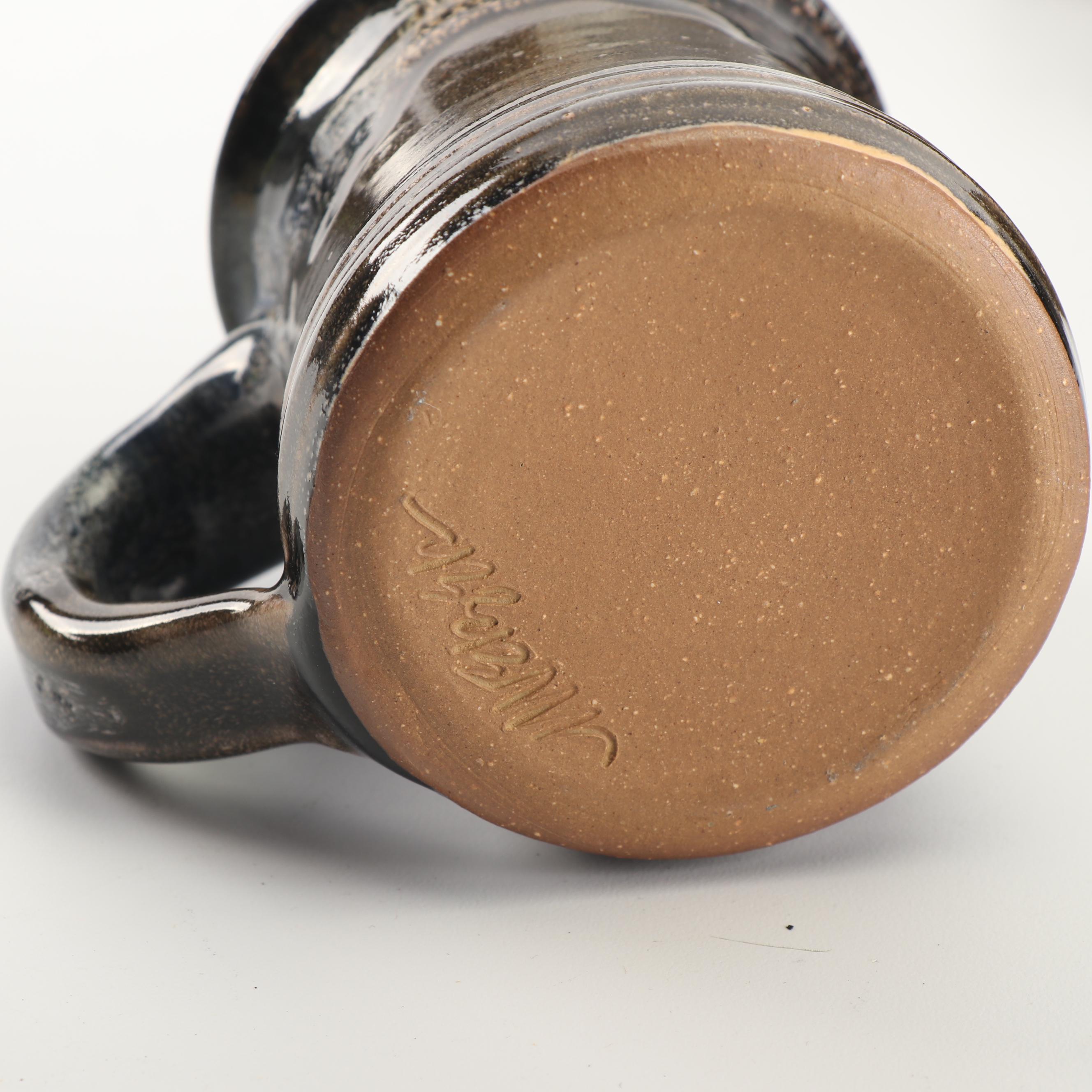 Mary Weber Wheel Thrown Stoneware Mugs