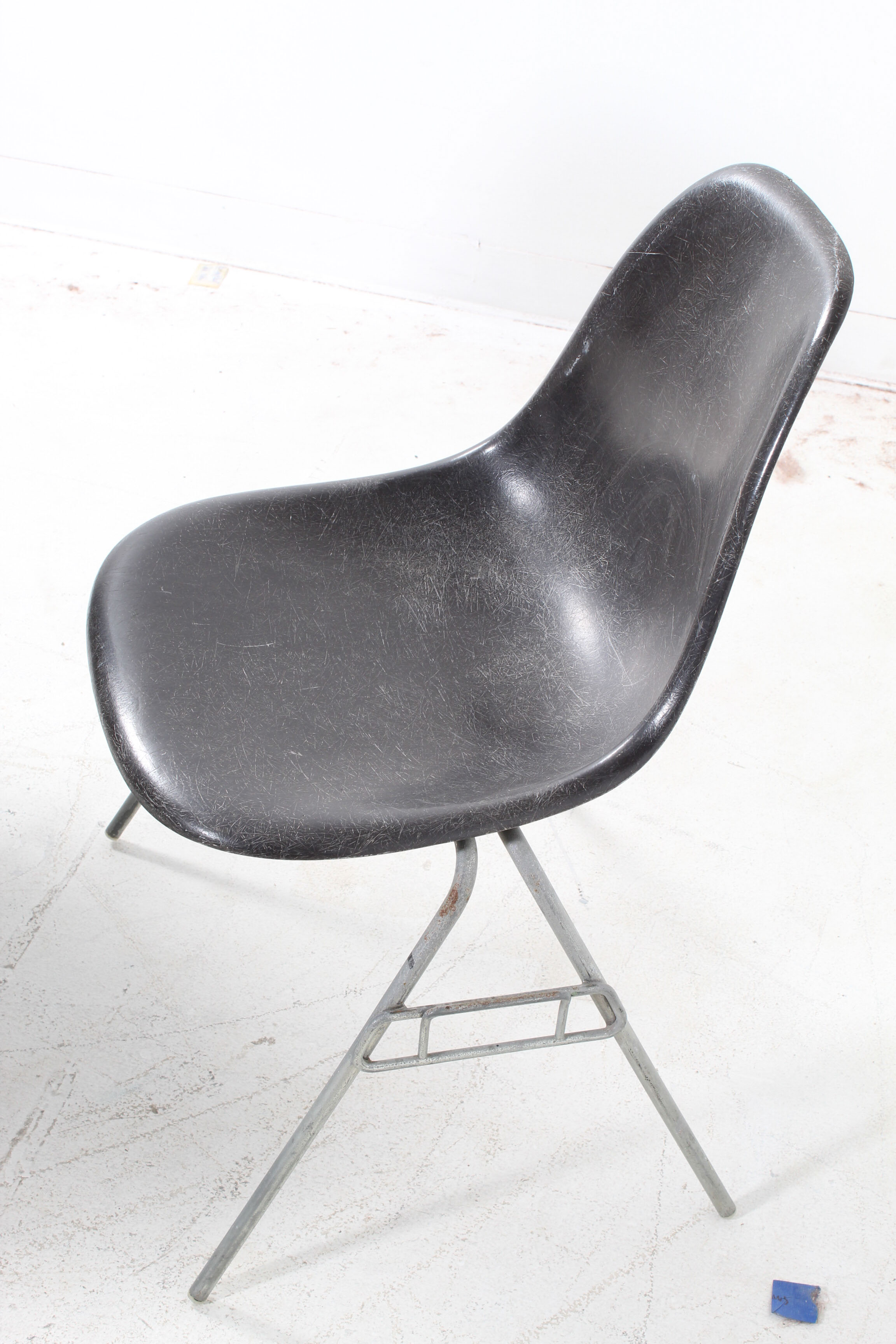 Mid Century Modern Eames for Herman Miller Fiberglass Bucket Chairs