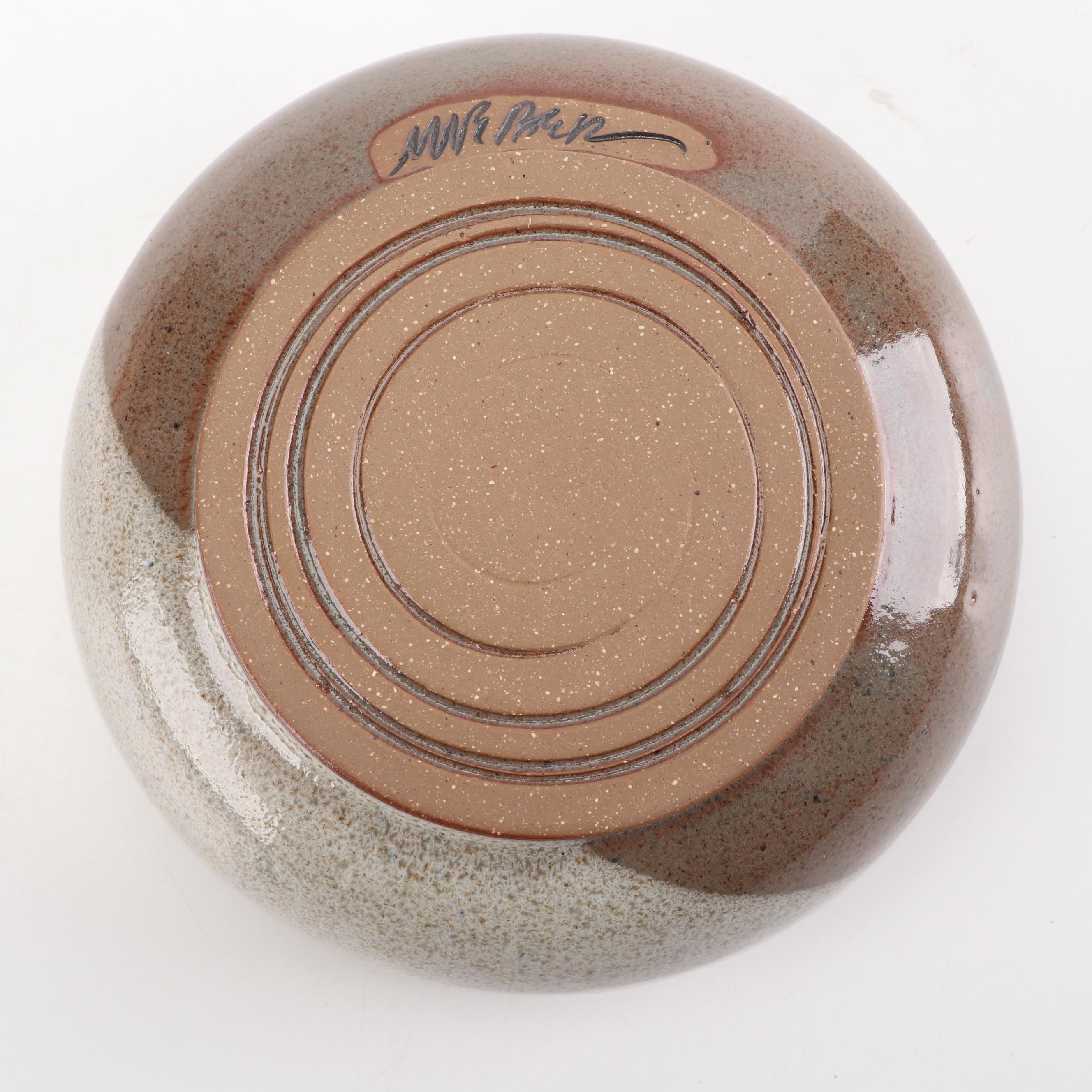 Mary Weber Hand Thrown Stoneware Mugs and Bowls