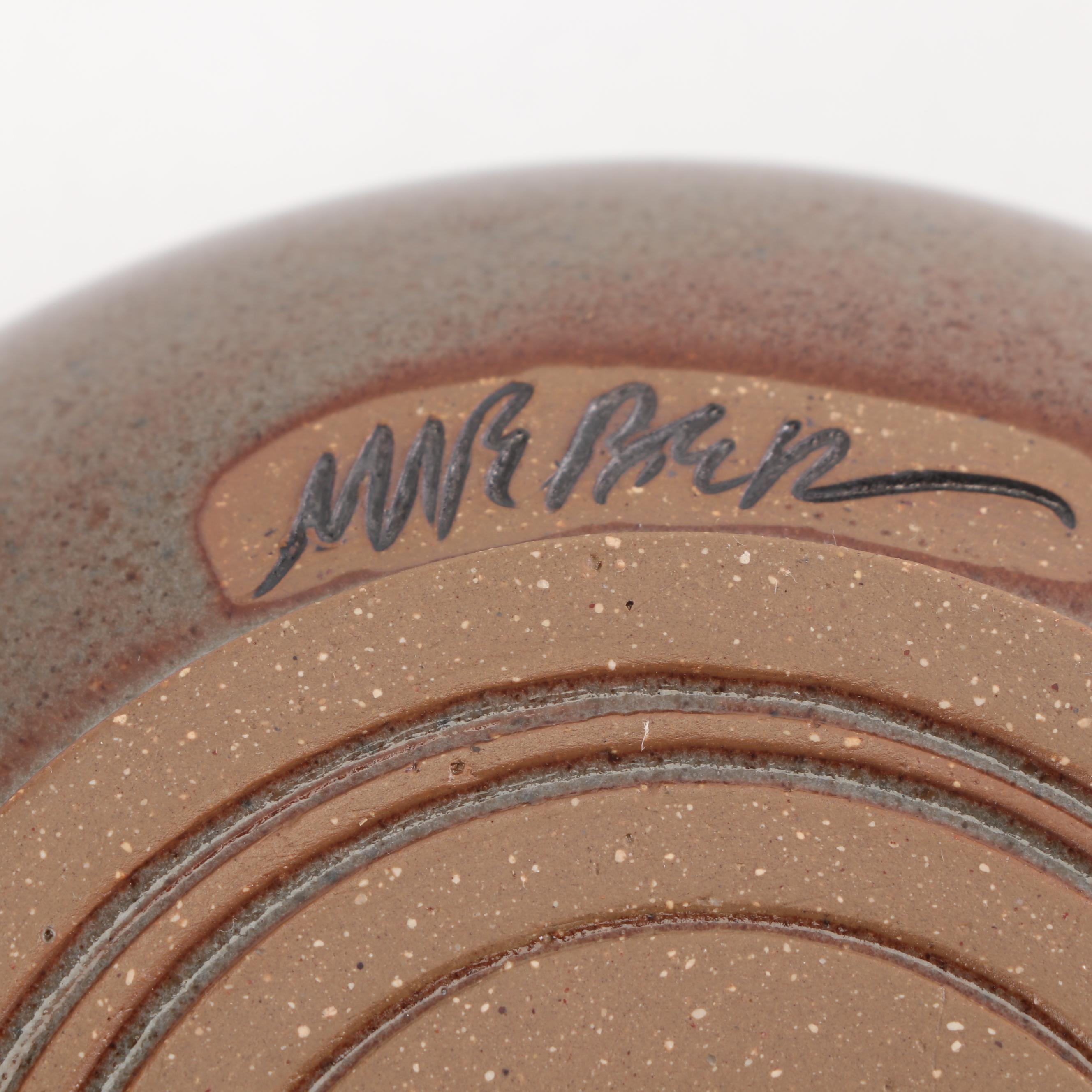 Mary Weber Hand Thrown Stoneware Mugs and Bowls