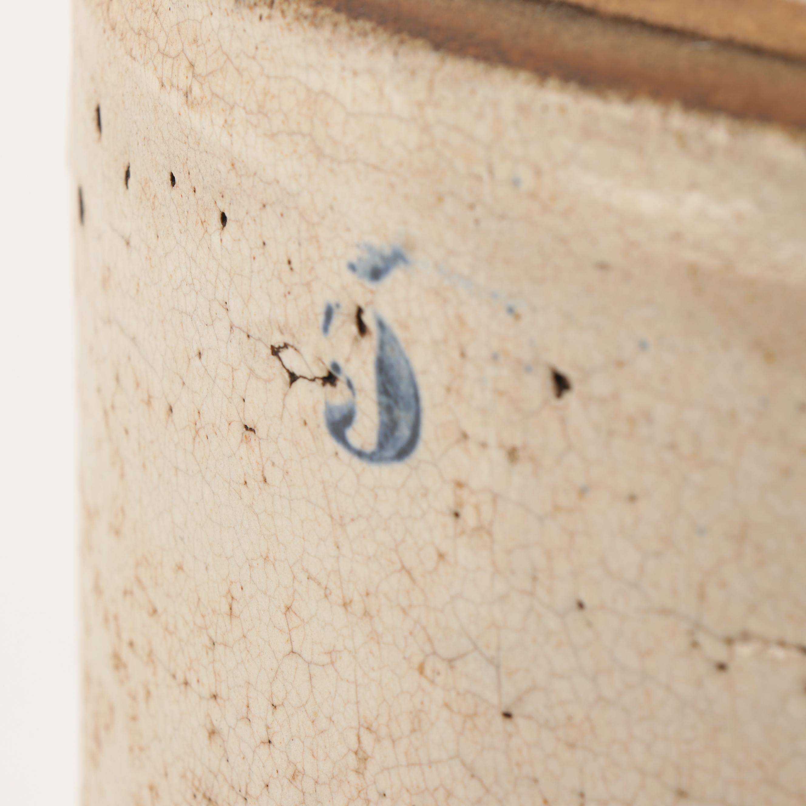 Five Gallon Stoneware Jug, Late 19th to Early 20th Century