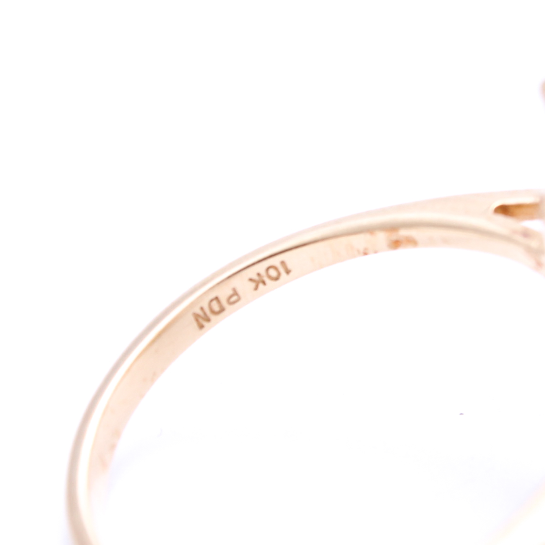 10K Yellow Gold Peridot Ring