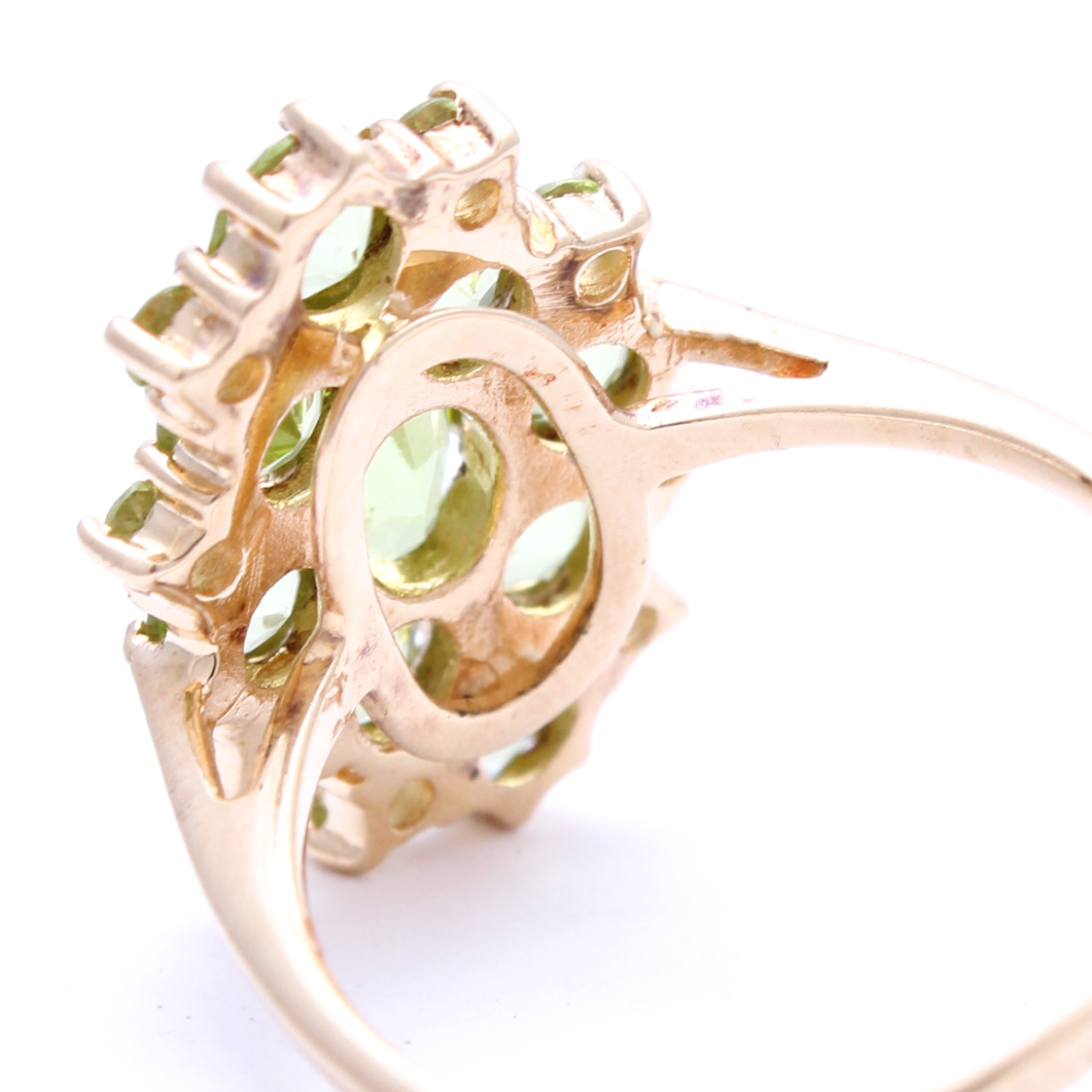 10K Yellow Gold Peridot Ring