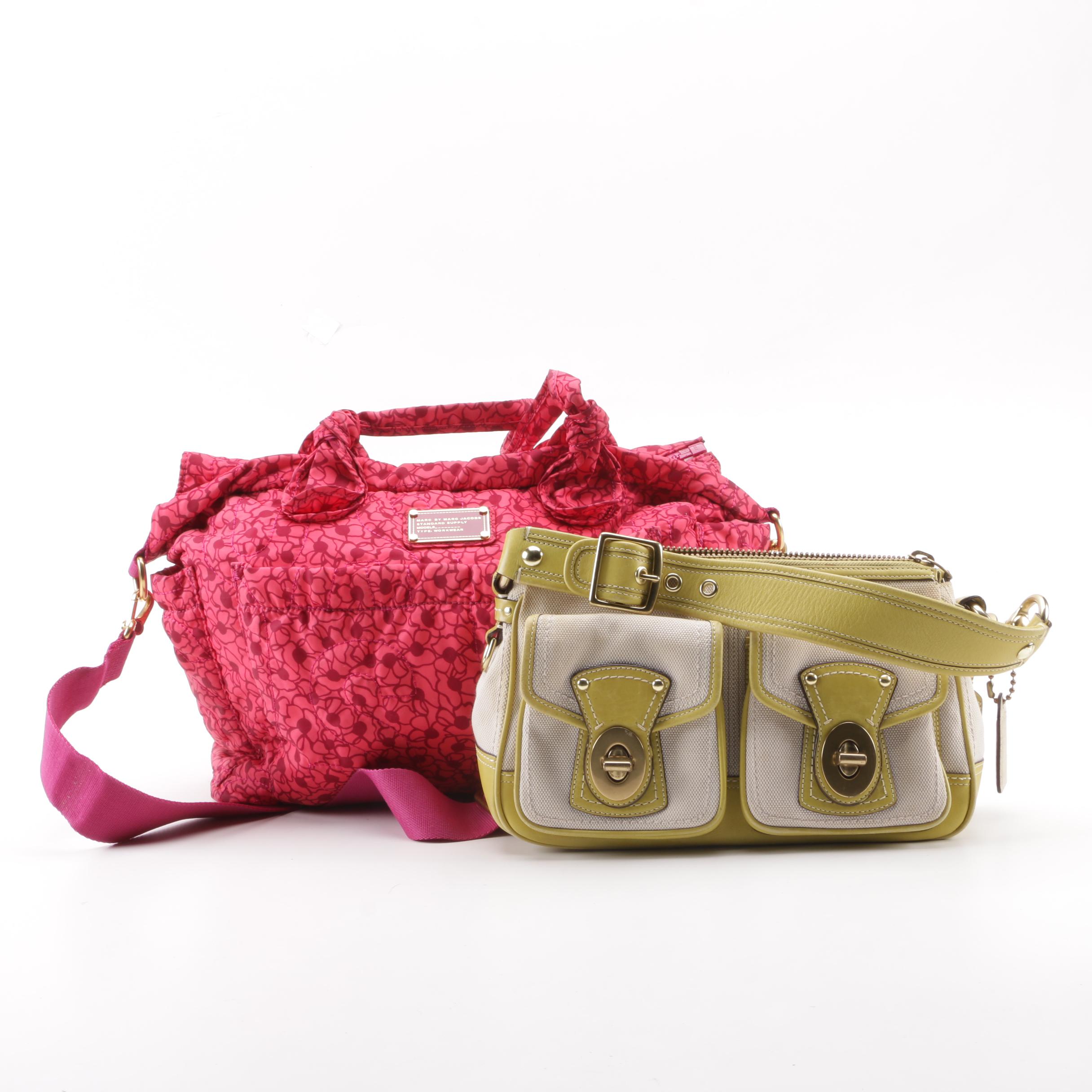 Coach Legacy Satchel and Marc by Marc Jacobs Workwear Tote