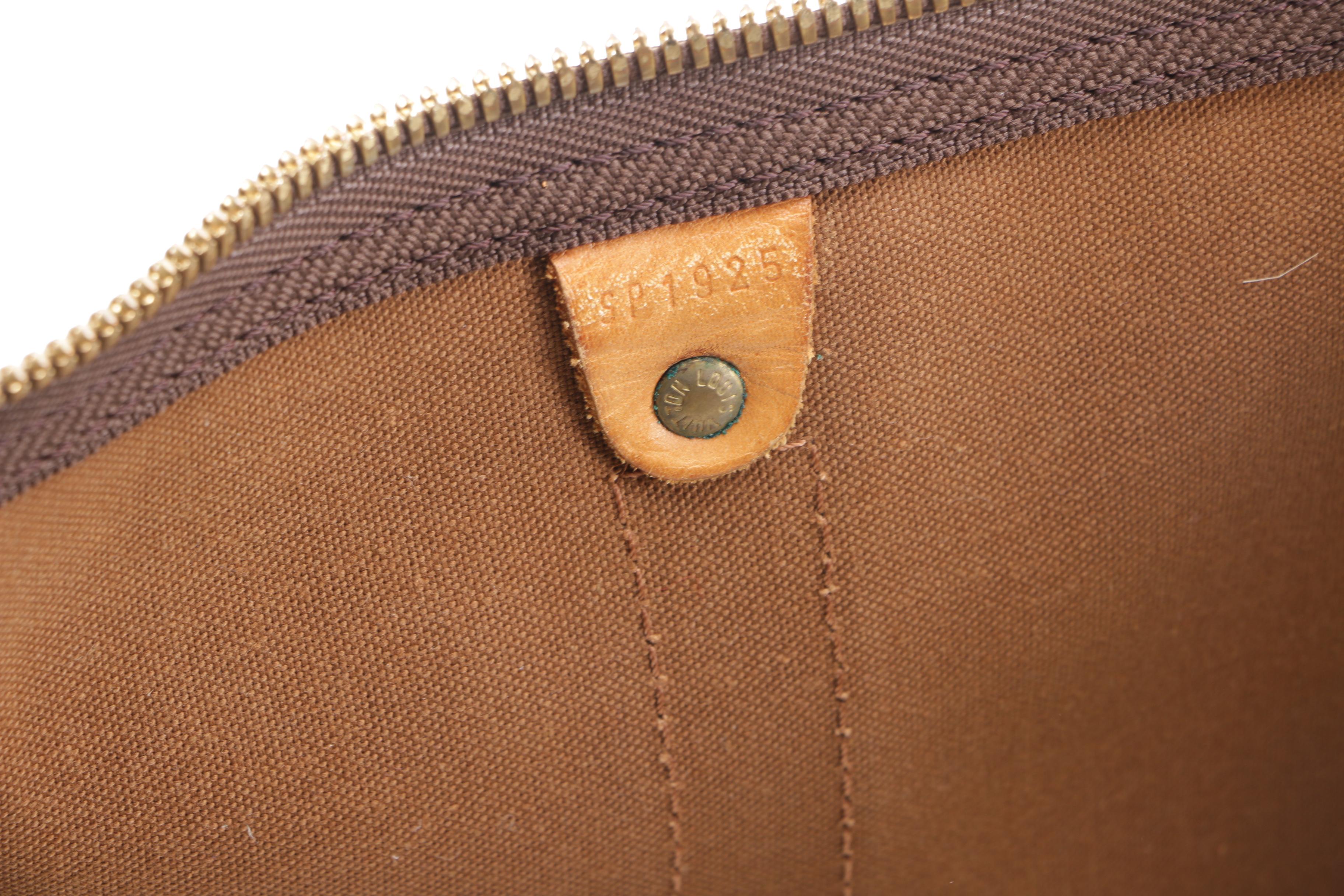 1995 Vintage Louis Vuitton Paris Monogram Canvas Keepall Duffle