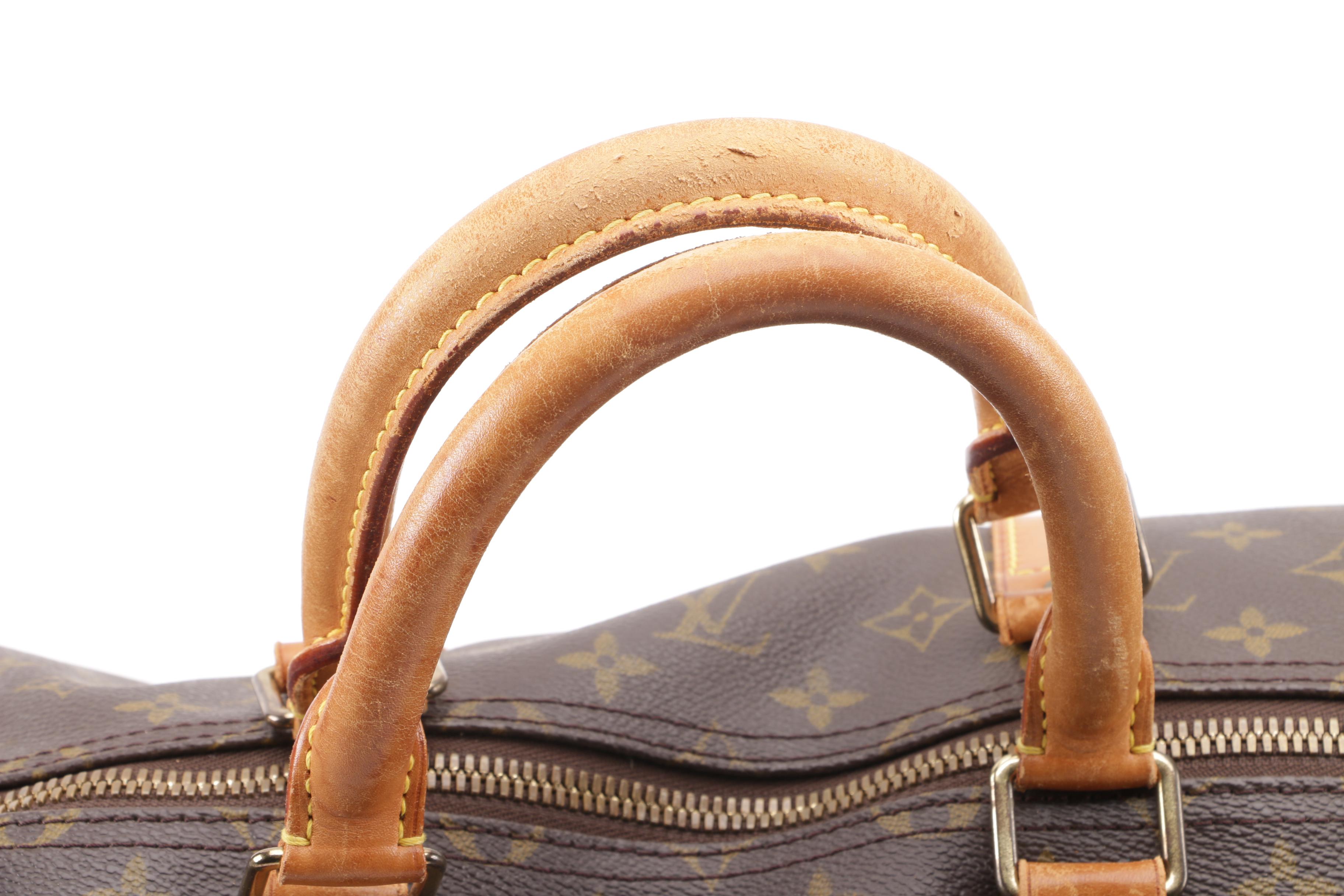 1995 Vintage Louis Vuitton Paris Monogram Canvas Keepall Duffle