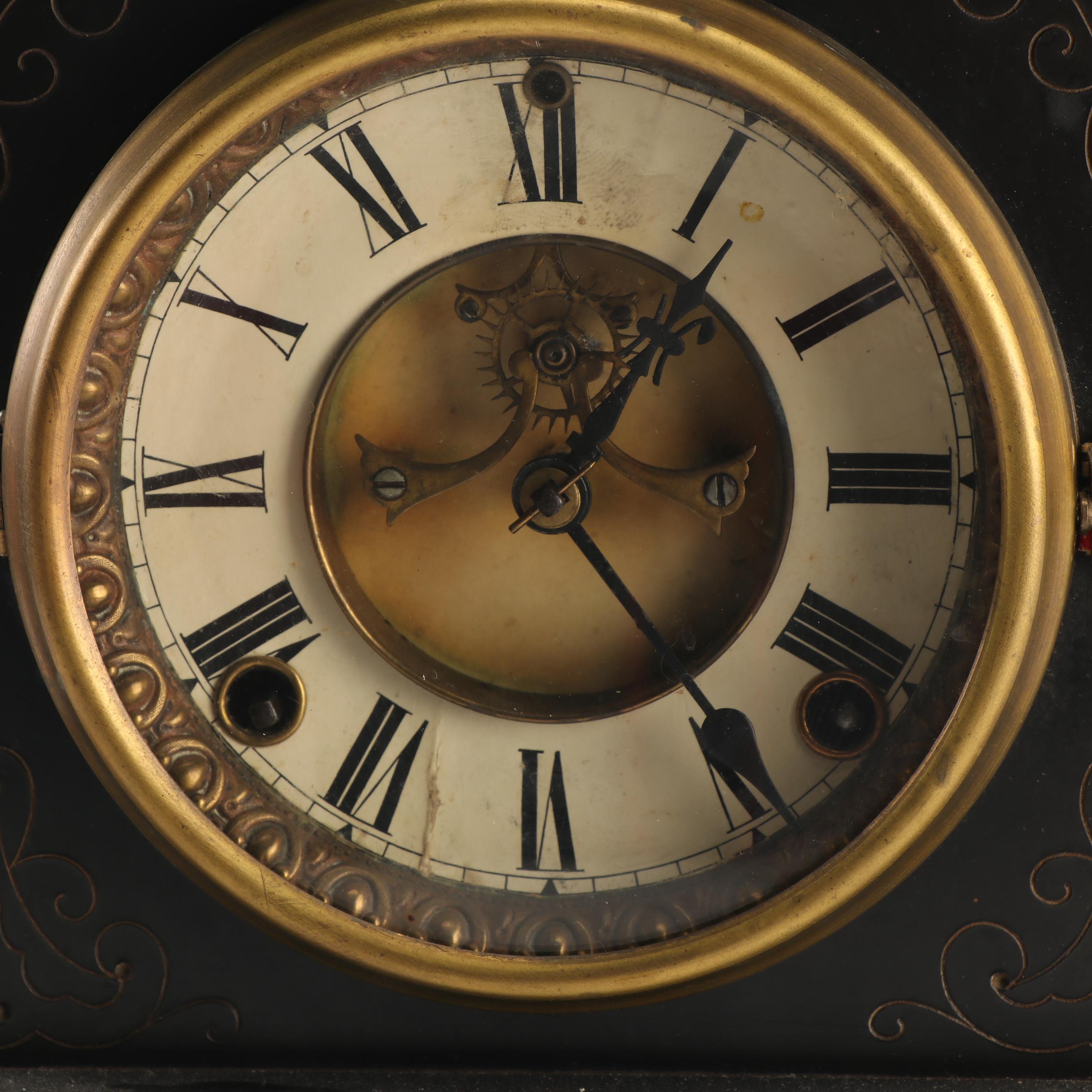 Wm. L Gilbert Clock Co. Mantel Clock, Circa 1880's