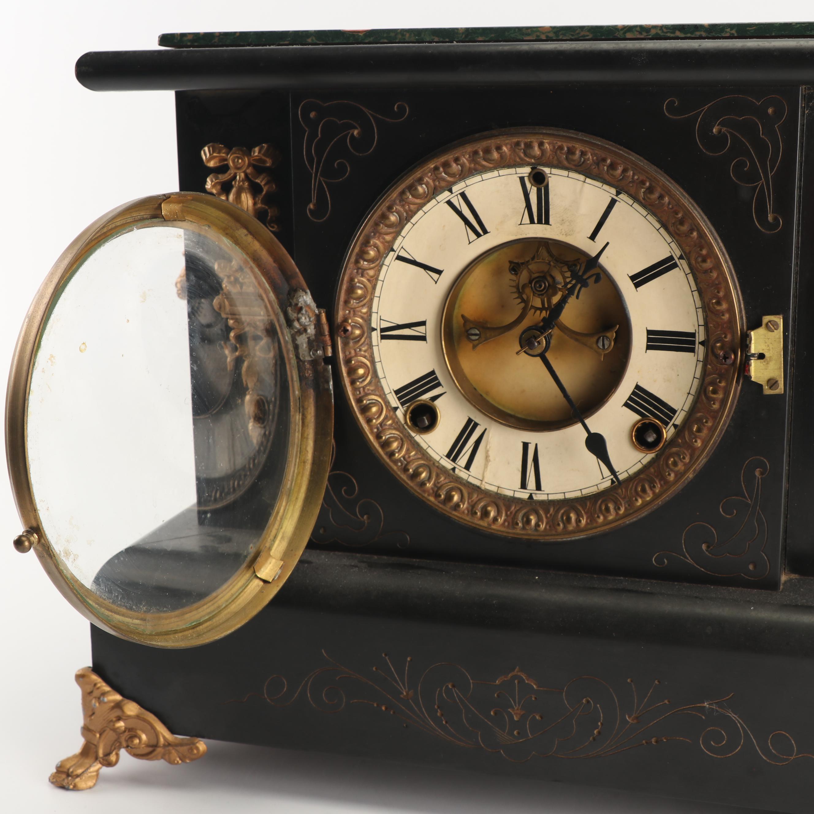 Wm. L Gilbert Clock Co. Mantel Clock, Circa 1880's