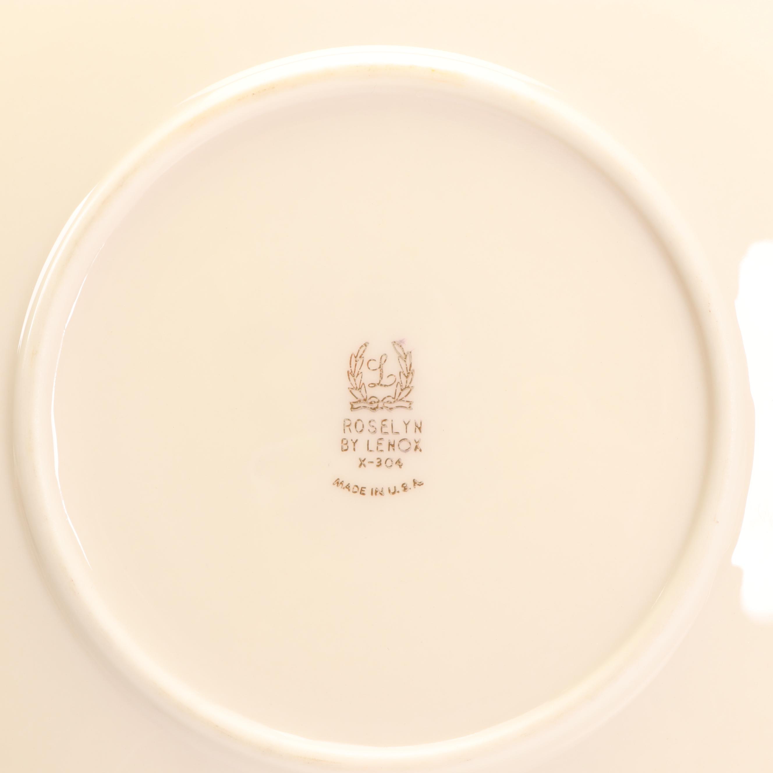 Lenox "Roselyn" Full Set of Eight Dinnerware