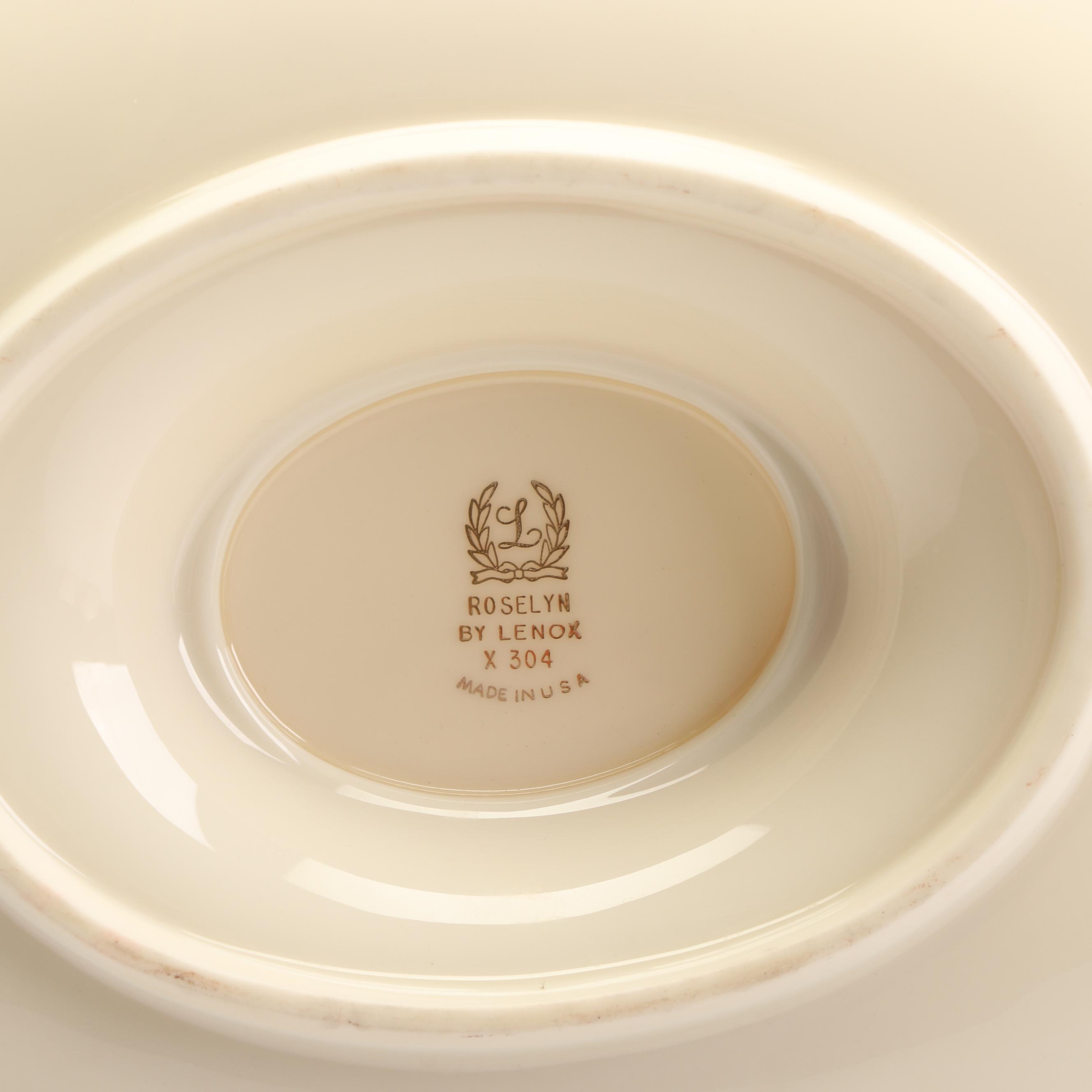 Lenox "Roselyn" Full Set of Eight Dinnerware