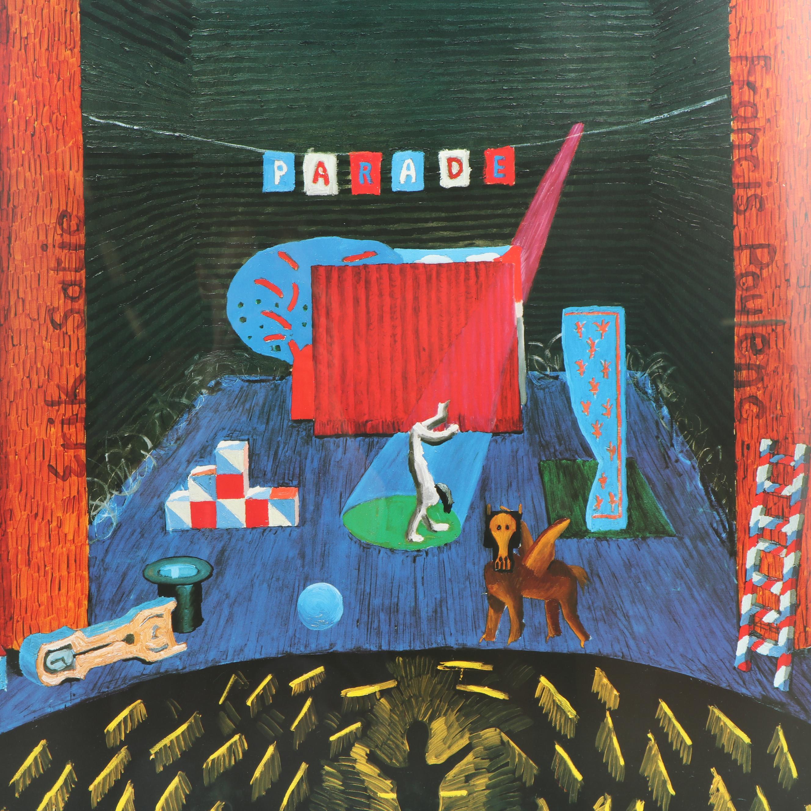 David Hockney 1981 Exhibition Poster for Metropolitan Opera