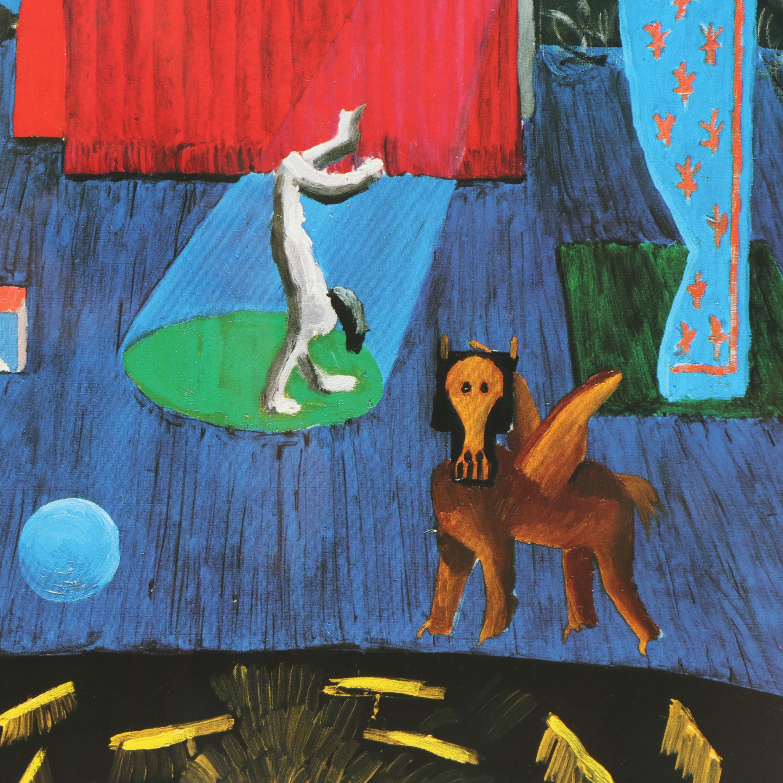 David Hockney 1981 Exhibition Poster for Metropolitan Opera