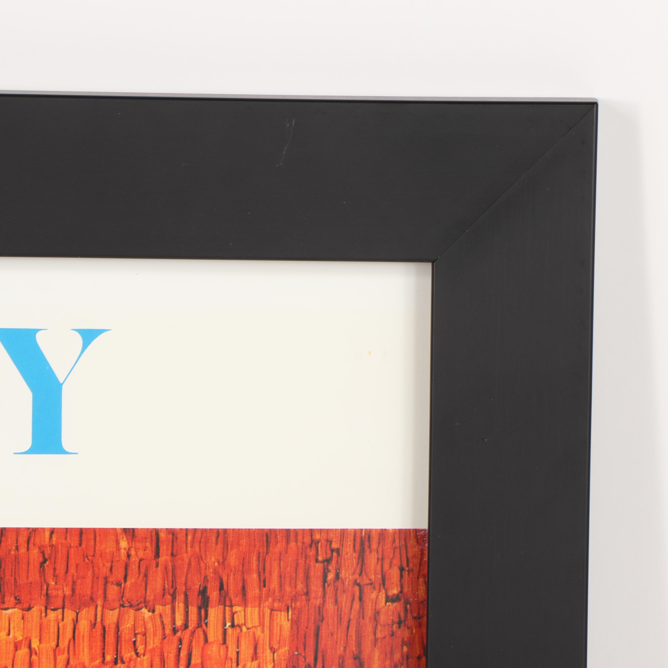 David Hockney 1981 Exhibition Poster for Metropolitan Opera