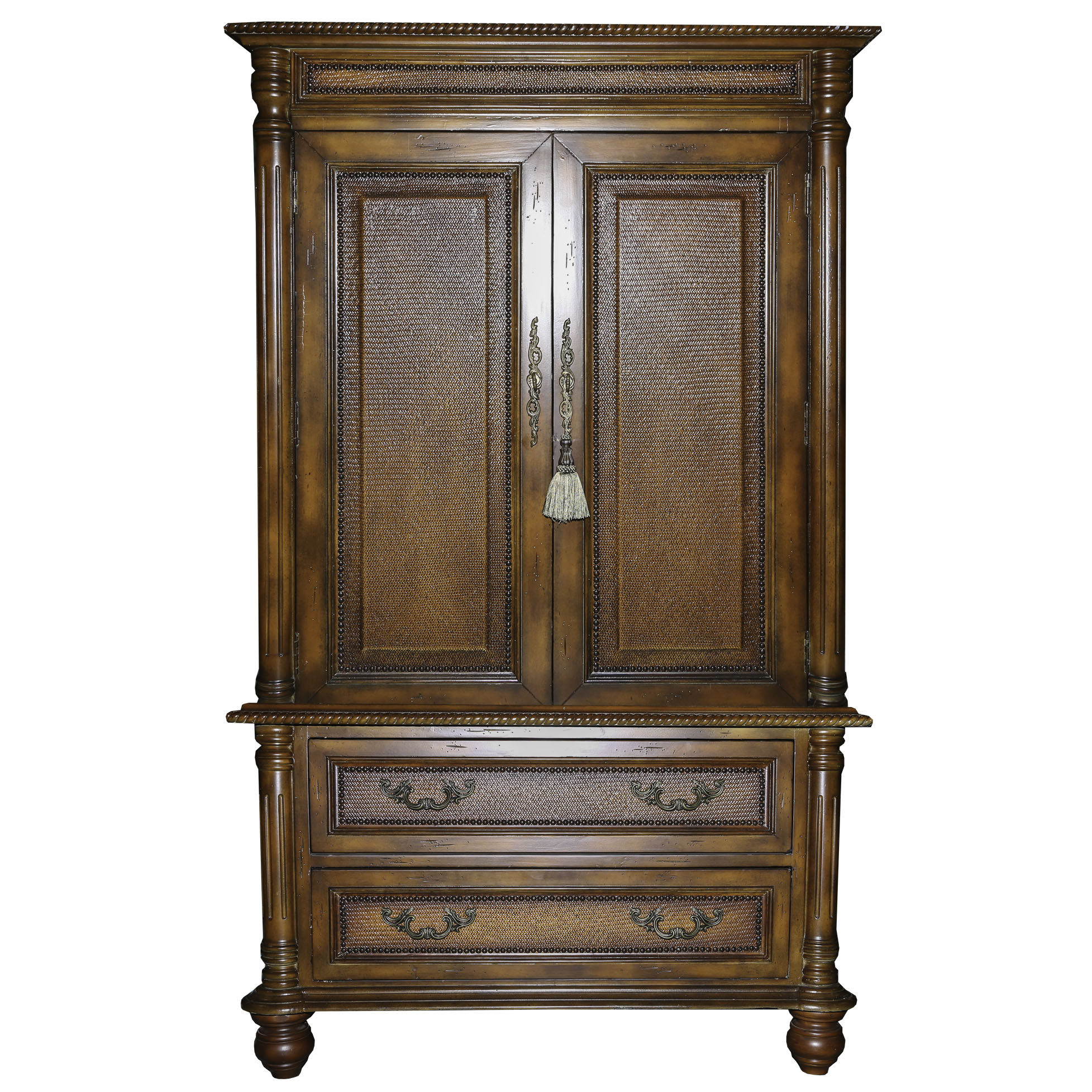 British Colonial Style Entertainment Center