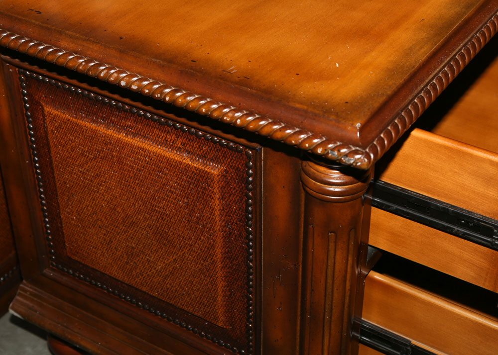 British Colonial Style Entertainment Center