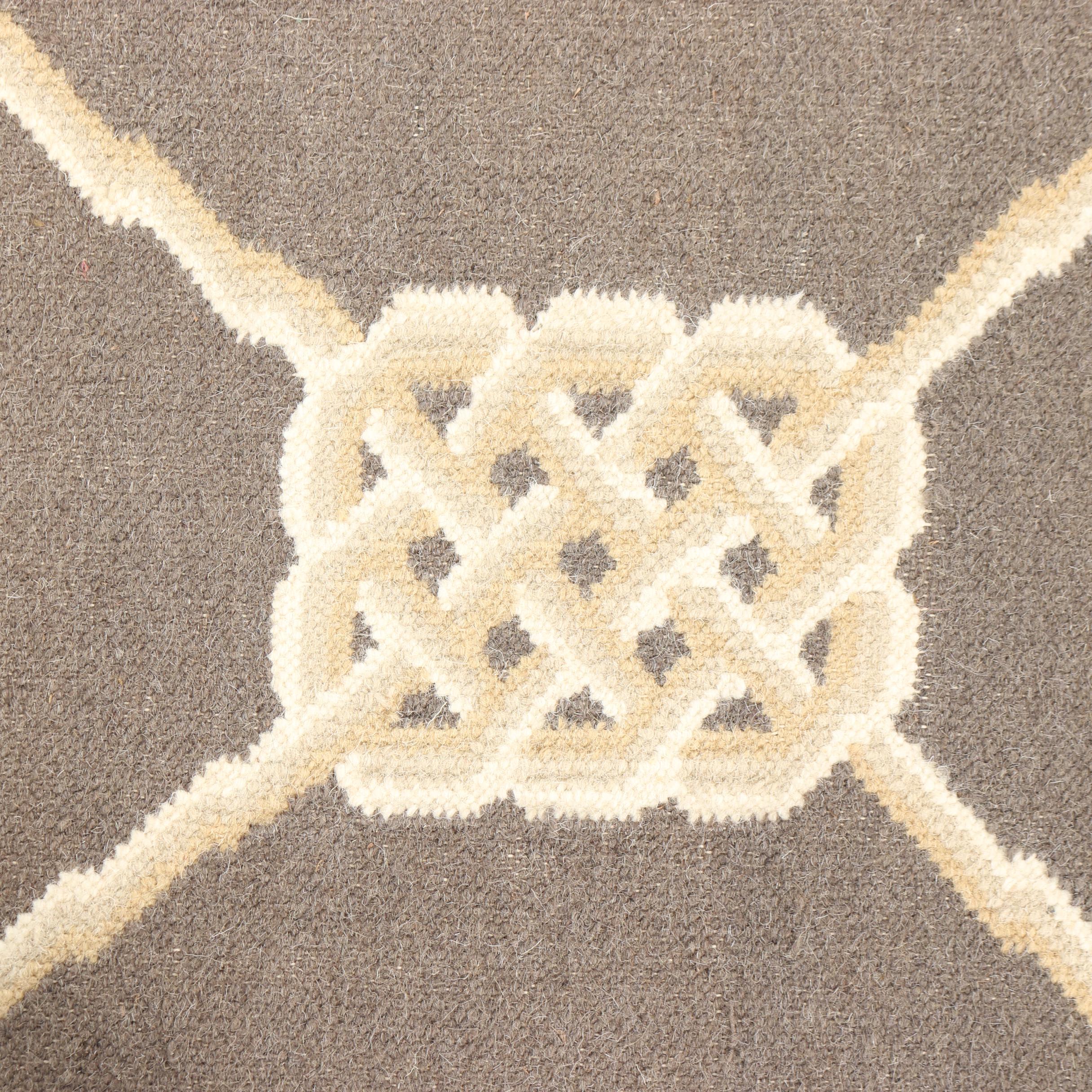 Handwoven Indian Surya "Frontier" Wool Rug