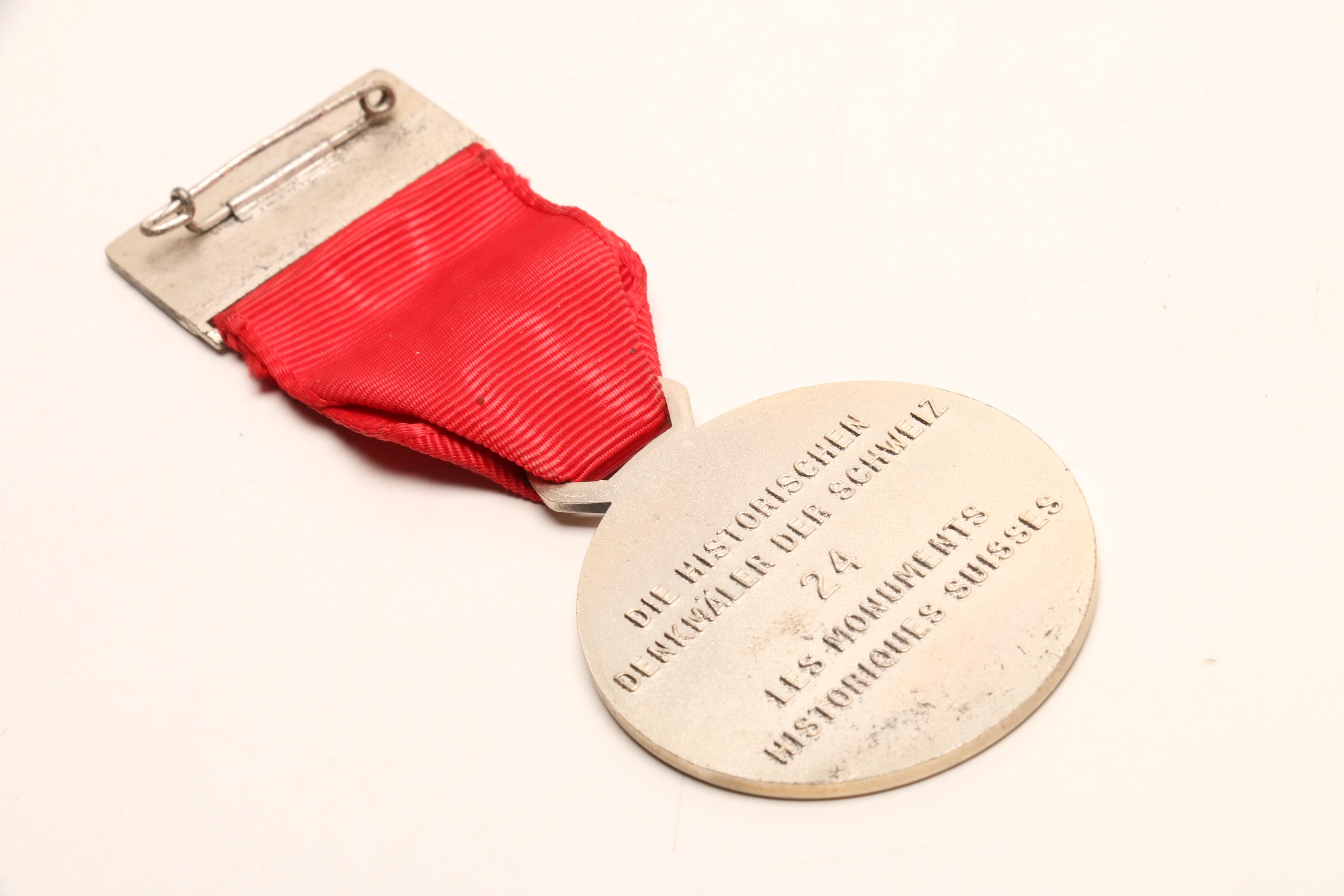 1960s-1970s Swiss Participation Presentation Medals