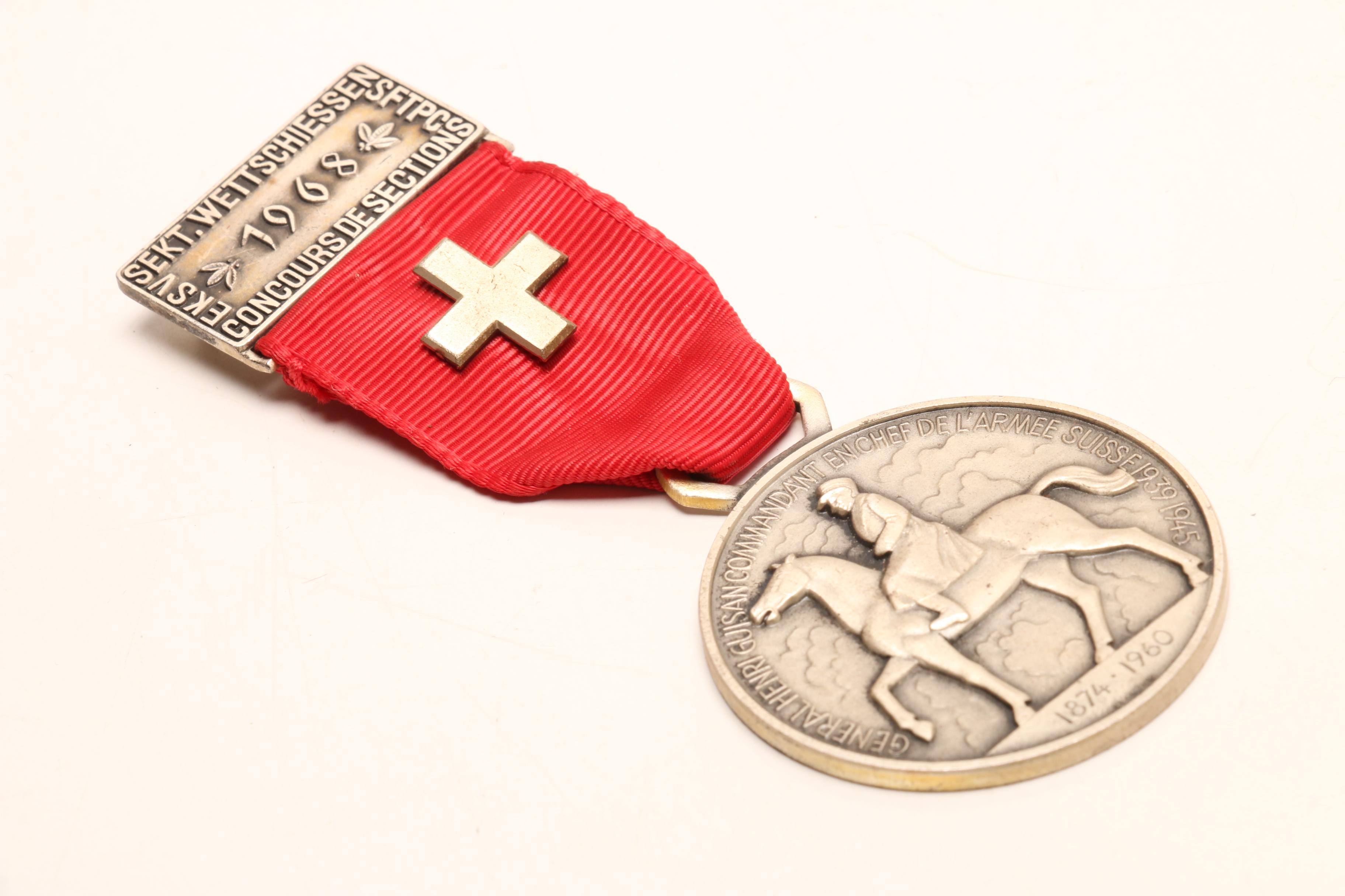 1960s-1970s Swiss Participation Presentation Medals
